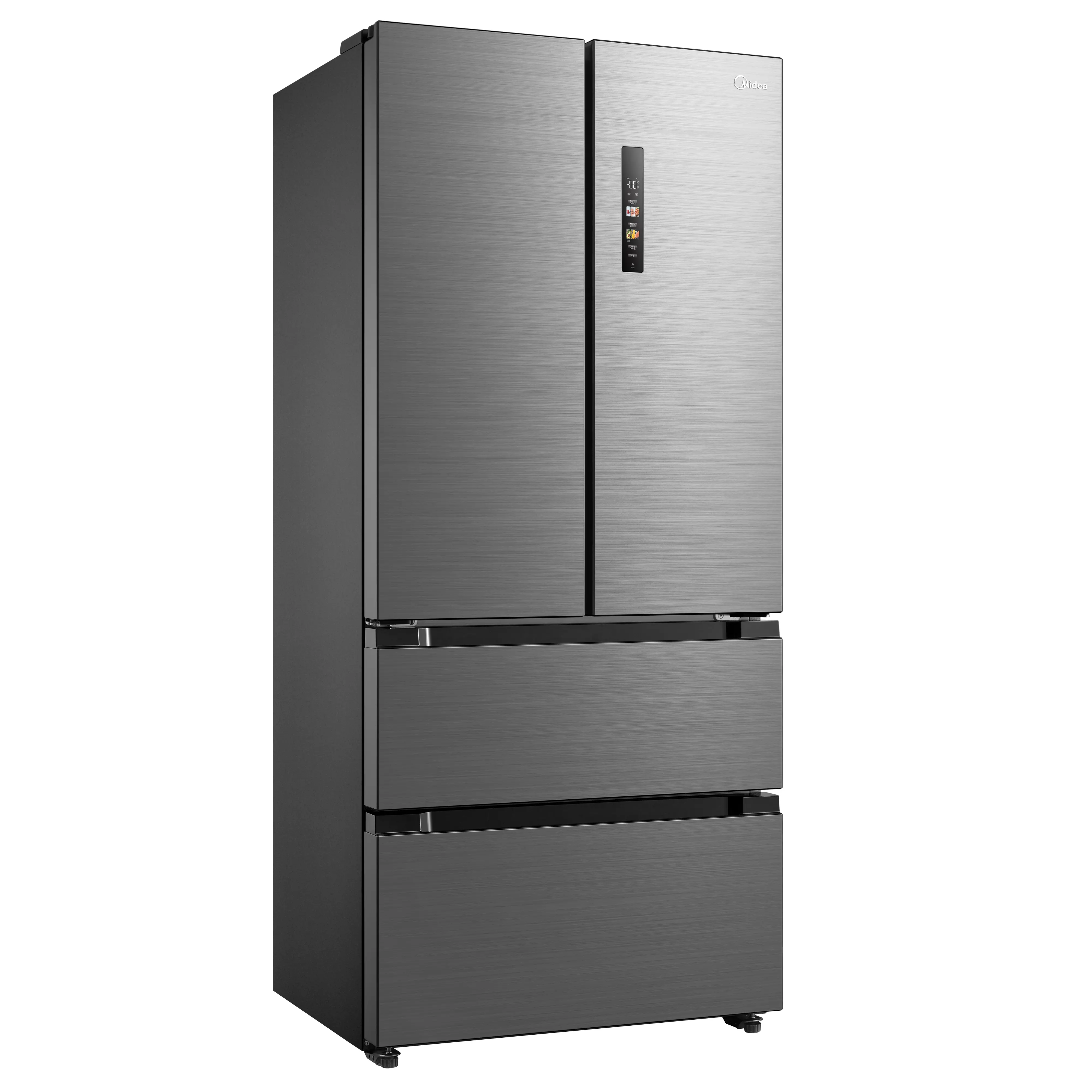 Midea MDRF692FIE46 - Inox 516L American Fridge Freezer - French Door & Freezer Drawer - No Frost - E Energy - Image 3