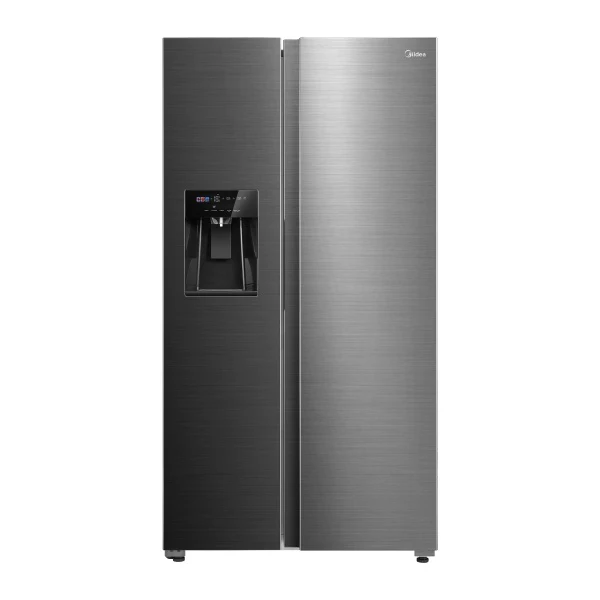 Midea MDRM691FIC46 - Inox American Fridge Freezer - 513L - C Energy Rating