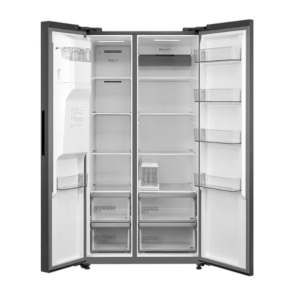 Midea MDRM691FIC46 - Inox American Fridge Freezer - 513L - C Energy Rating - Image 2