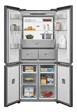 Midea MDRM706BIE70 - Midnight Glass American Fridge Freezer - 515L - E Energy - Image 3