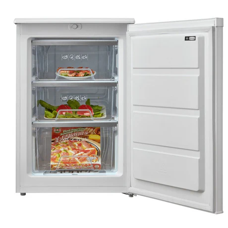 Midea MDRU129FZE01 - White Undercounter Freezer - 83L Capacity - E Energy Rating - Image 2