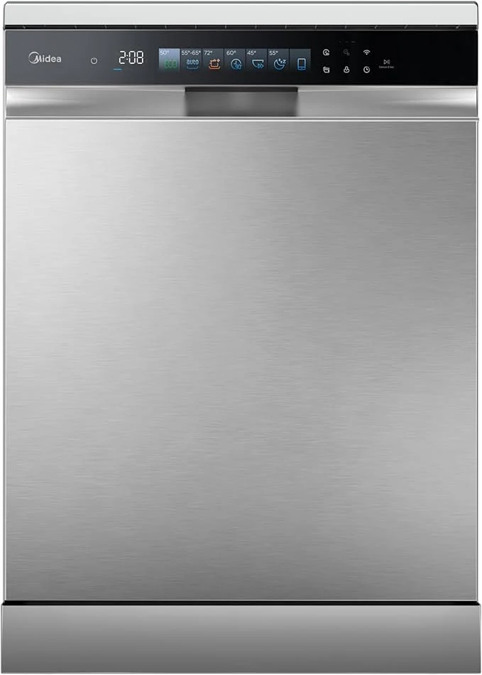 Midea MDWEF1433G(SS)-WG-UK - Stainless Steel Dishwasher - 14 Place Settings - B Energy Rating