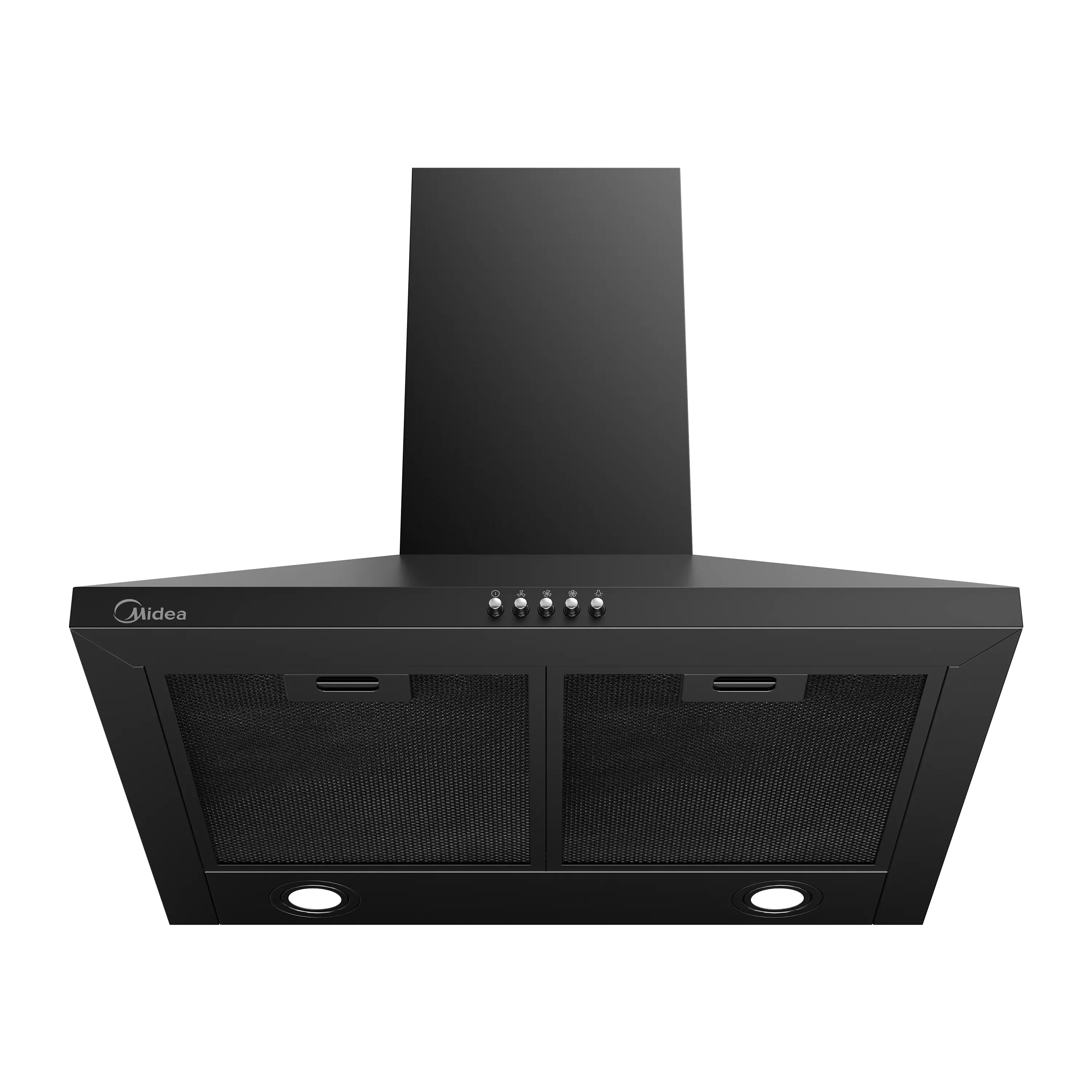 Midea MHA60A17EM400B - Black Chimney Extractor Hood 60cm - 400 m³/h - B Rated - Image 4