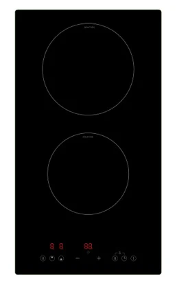 Midea MIH350D157KO - Black 30CM Induction Hob - 2 Cooking Zones