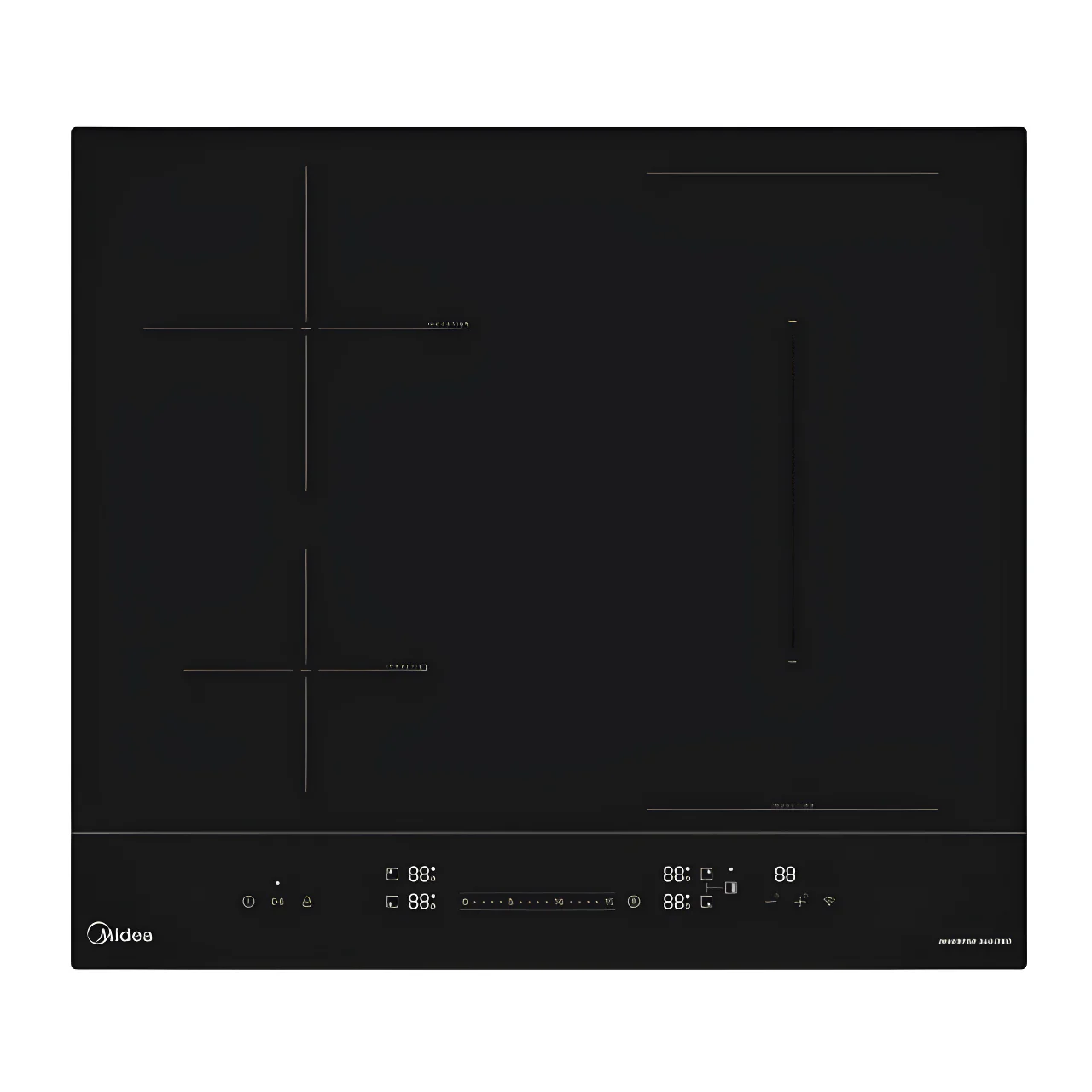 Midea MIH744BE325GKD - Black 60cm Induction Hob - 4 Zone - 2 Year Warranty - Image 2