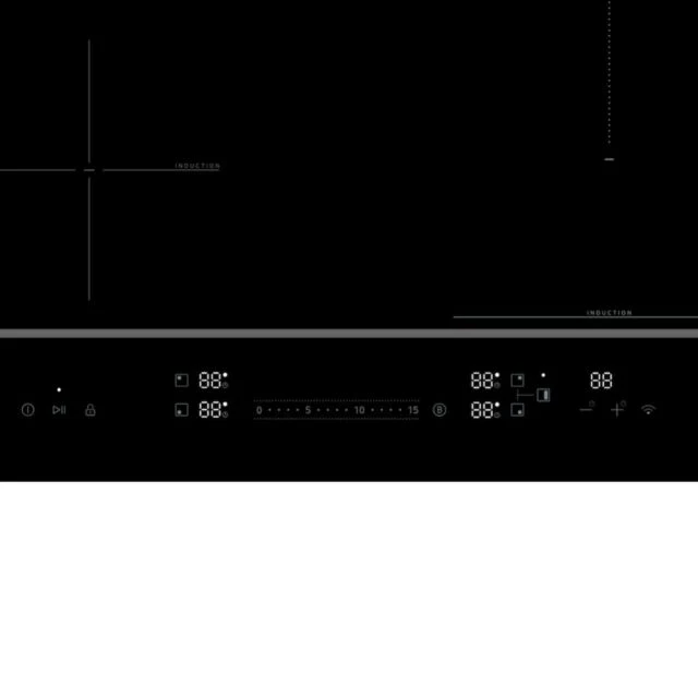 Midea MIH744BE325GKD - Black 60cm Induction Hob - 4 Zone - 2 Year Warranty - Image 3