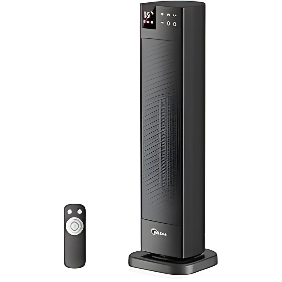 Midea MTH201ERB - Black 2000W PTC Tower Heater - 3 Modes, 24H Timer, Remote Control - Image 2