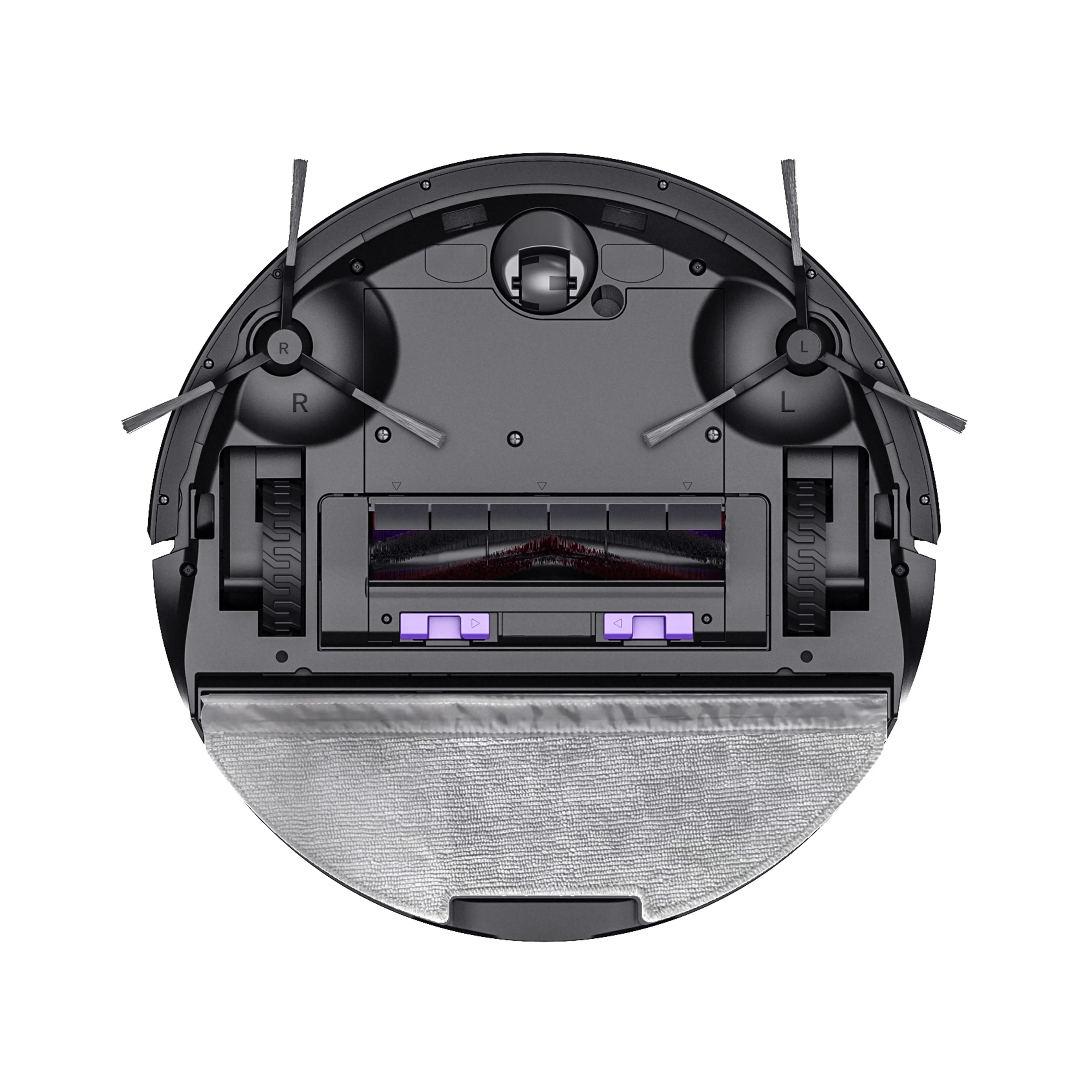 Midea VCR S10 Plus BL - Black Robot Vacuum - 2-in-1 Vacuum & Mop - Self-Emptying - Image 3