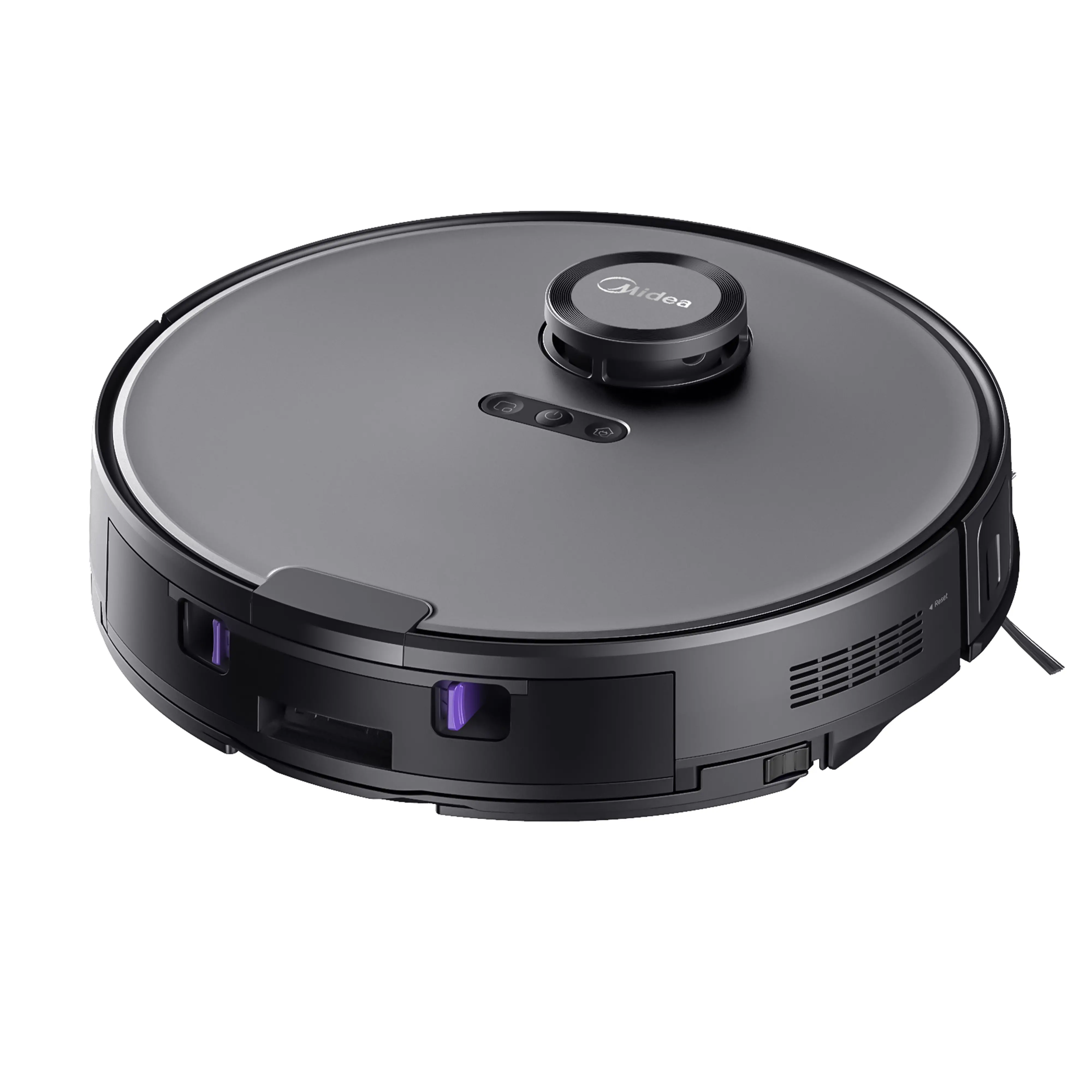 Midea VCR S10 Plus BL - Black Robot Vacuum - 2-in-1 Vacuum & Mop - Self-Emptying - Image 4