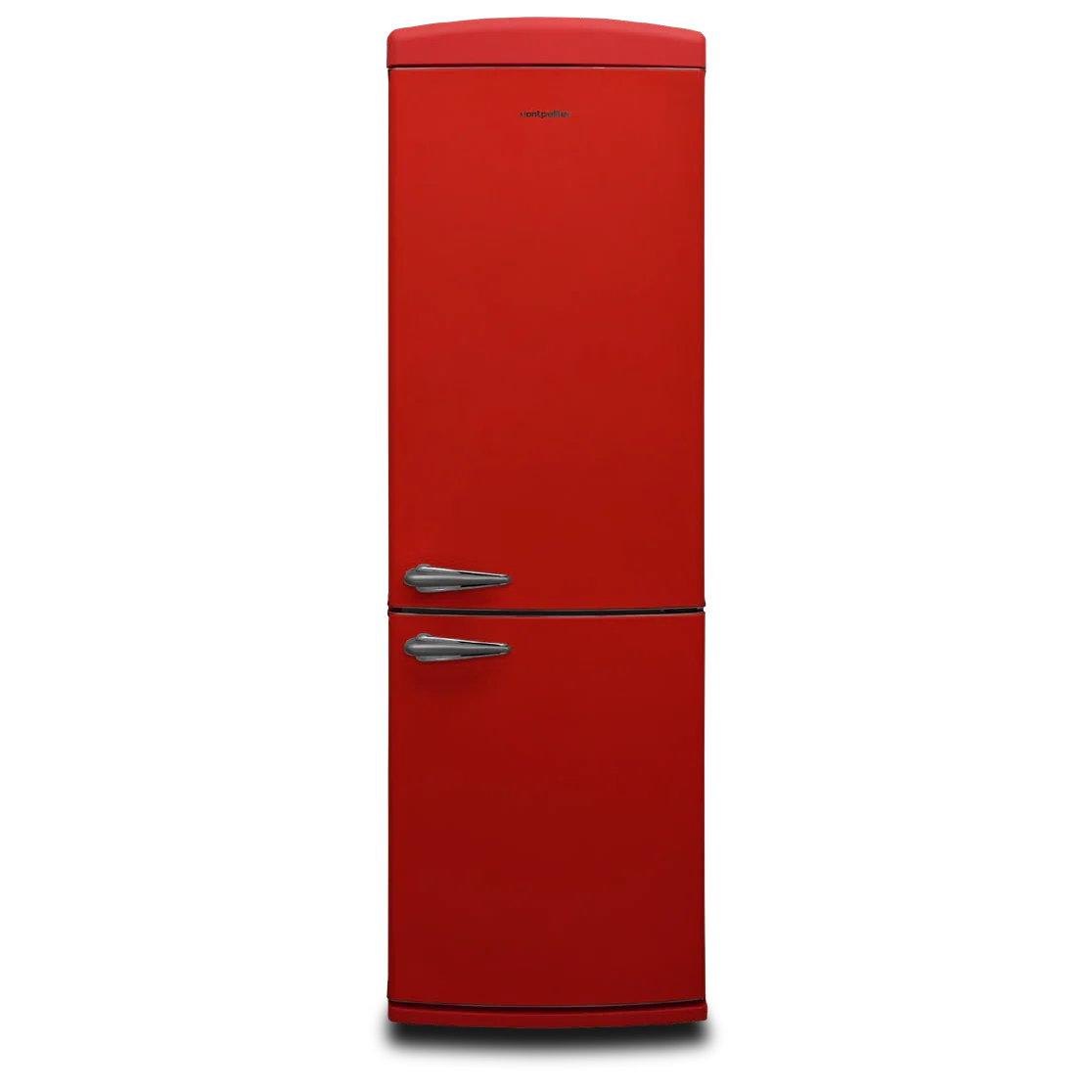 Montpellier MAB190R - Red Fridge Freezer - 295L - E Energy