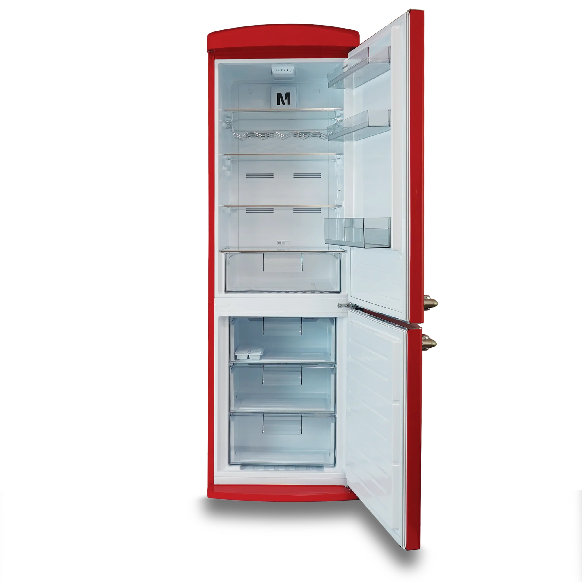 Montpellier MAB190R - Red Fridge Freezer - 295L - E Energy - Image 2