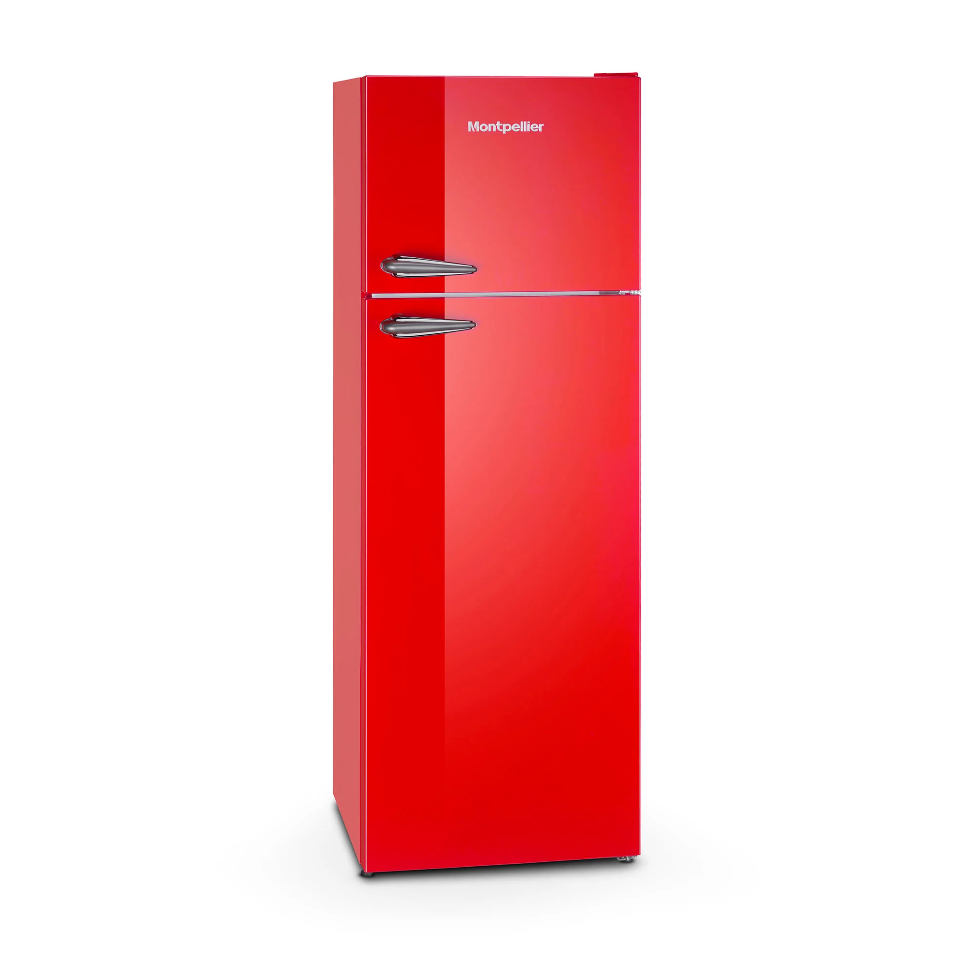 Montpellier MAB346ER - Red Retro 80/20 Top Mount Fridge Freezer - 312L Capacity - E energy rating - Image 3