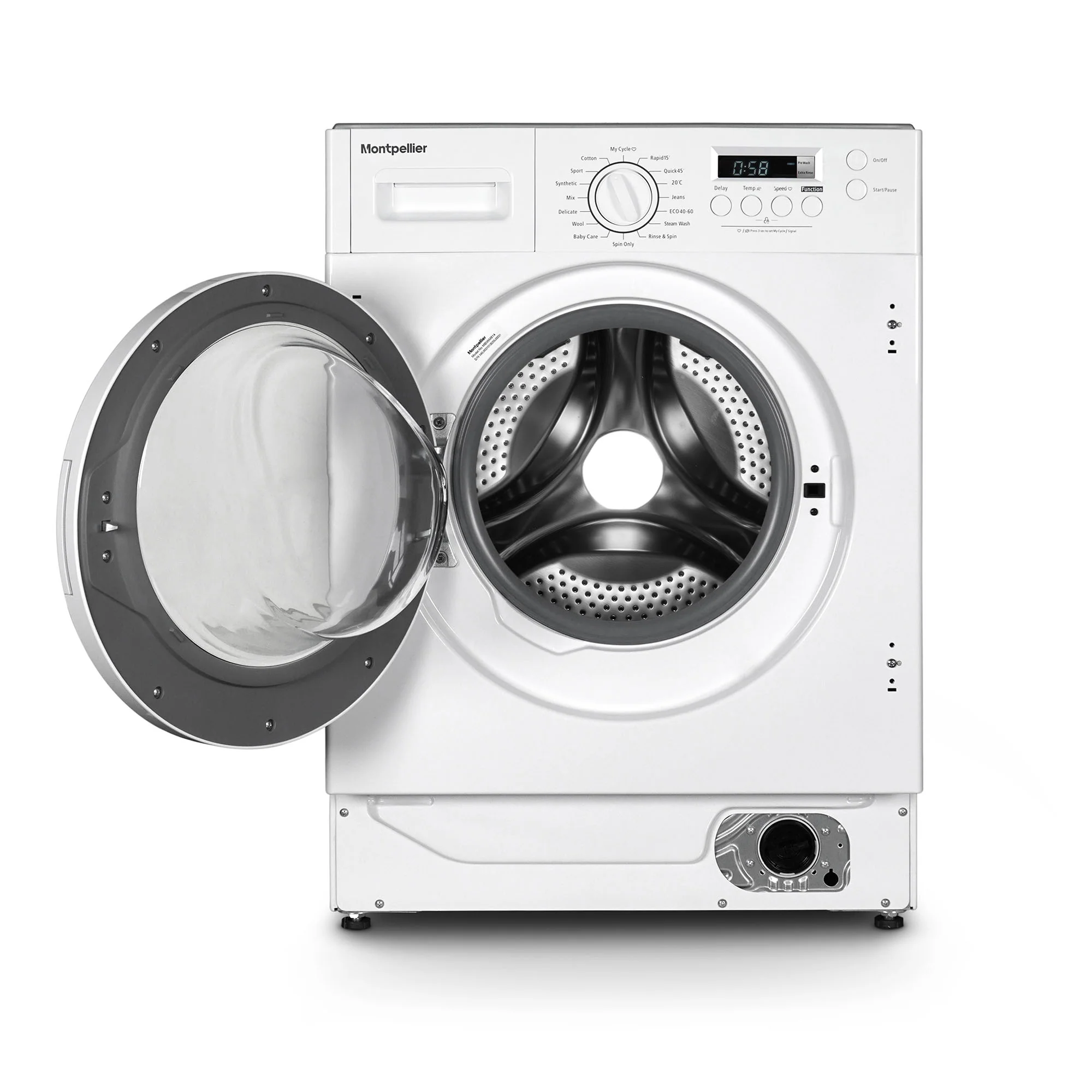 Montpellier MBIWM814 - 8KG Integrated Washing Machine - 1400 RPM - A energy - Image 3
