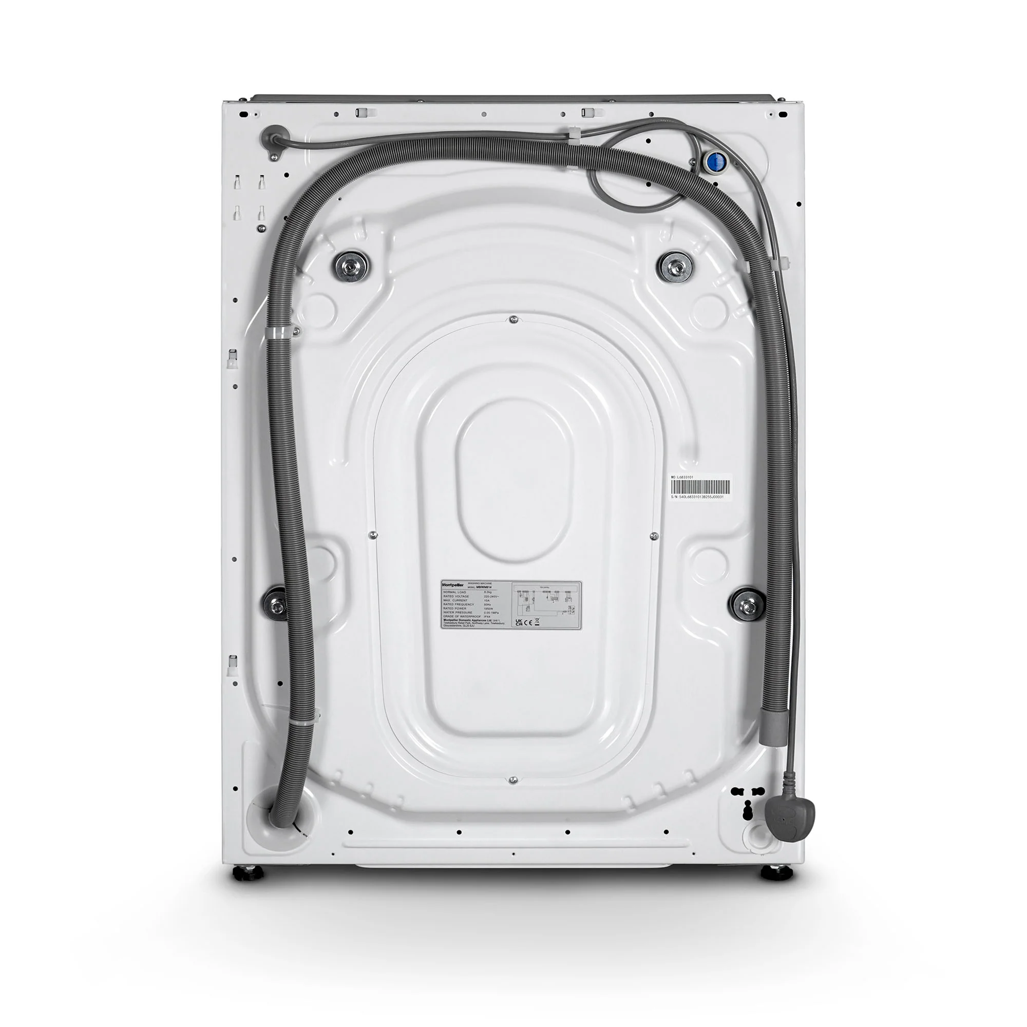 Montpellier MBIWM814 - 8KG Integrated Washing Machine - 1400 RPM - A energy - Image 6
