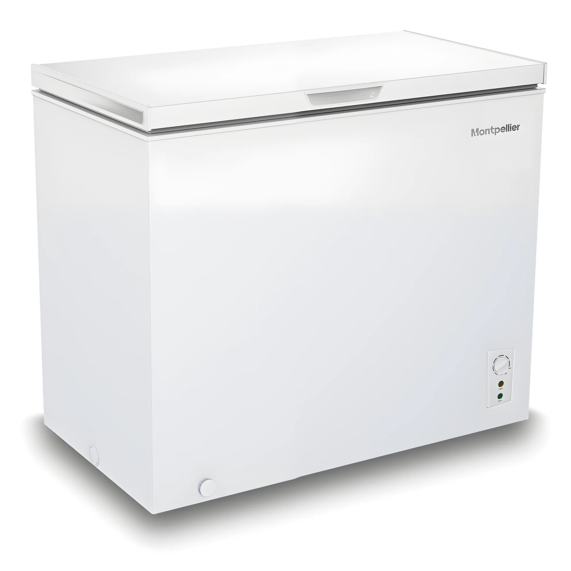 Montpellier MDACF291W - White 291L Chest Freezer - Garage Safe - E Energy Rating