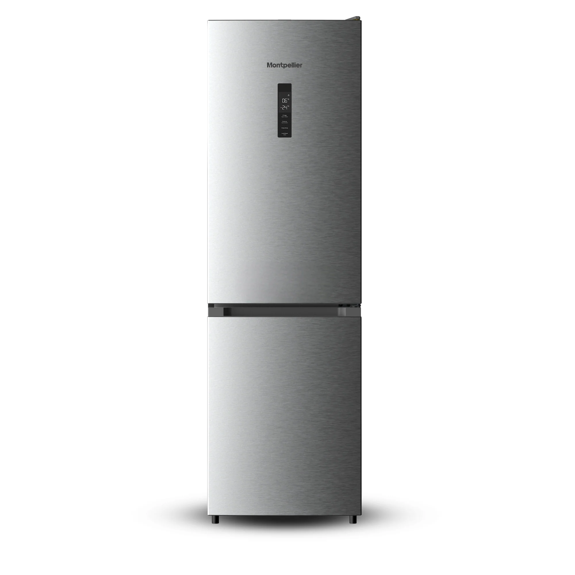 Montpellier MDANF188X - Inox Fridge Freezer - 295L 60/40 Frost Free - E Energy