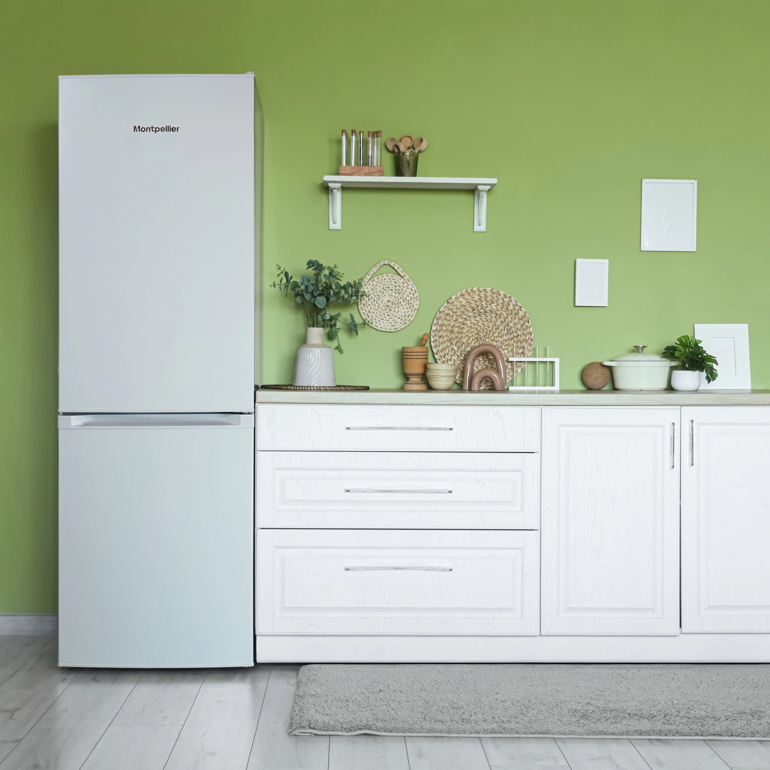 Montpellier MDAS170W - White Fridge Freezer - E rated - Image 8