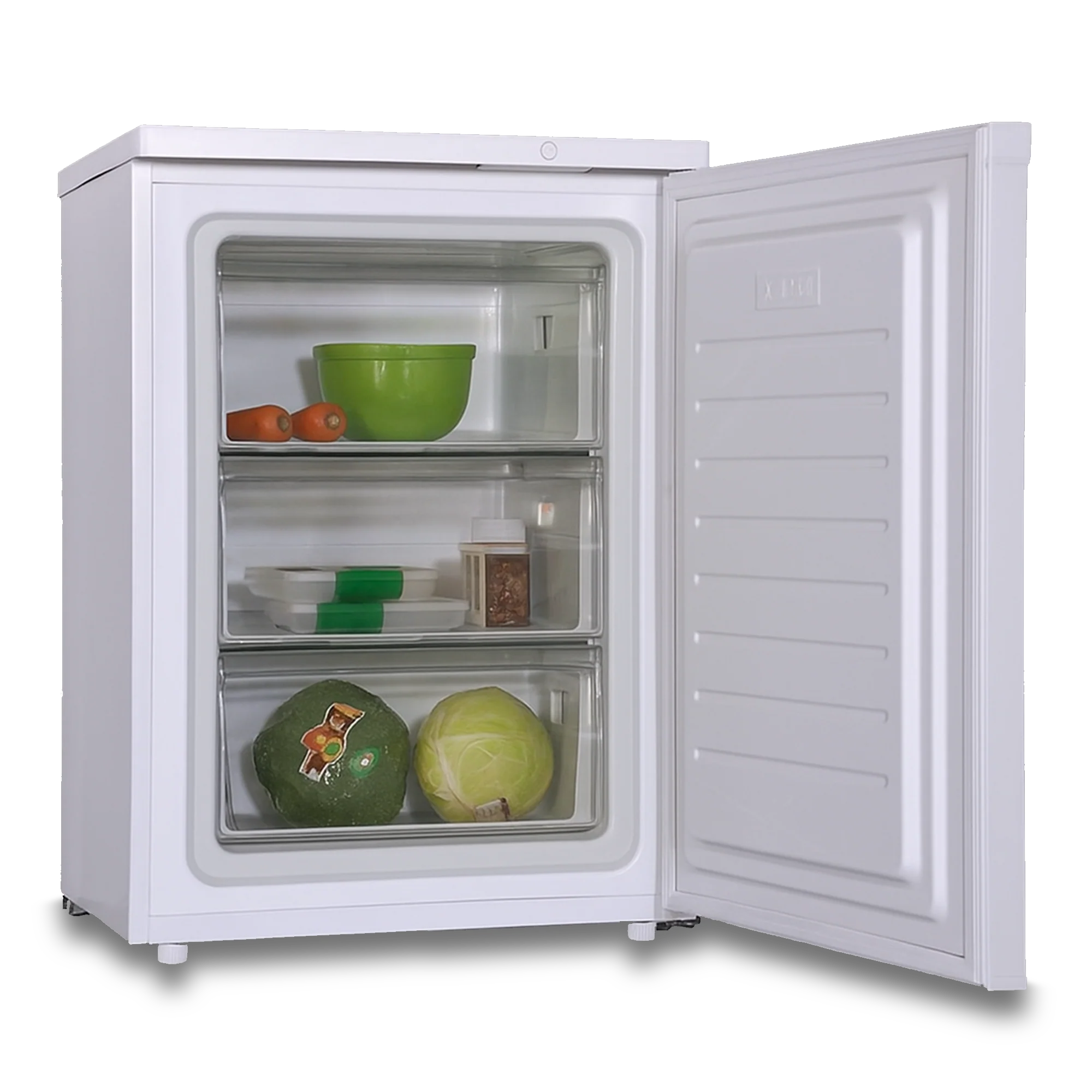 Montpellier MDAUCFZ60W - White Under Counter Freezer - 98L - E Energy - Image 2