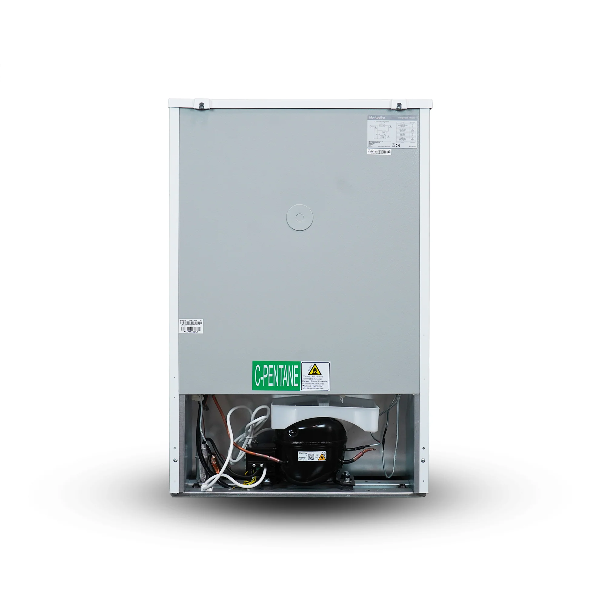 Montpellier MDAUCIB54W - White Undercounter Fridge - 115L - E Energy - Image 4