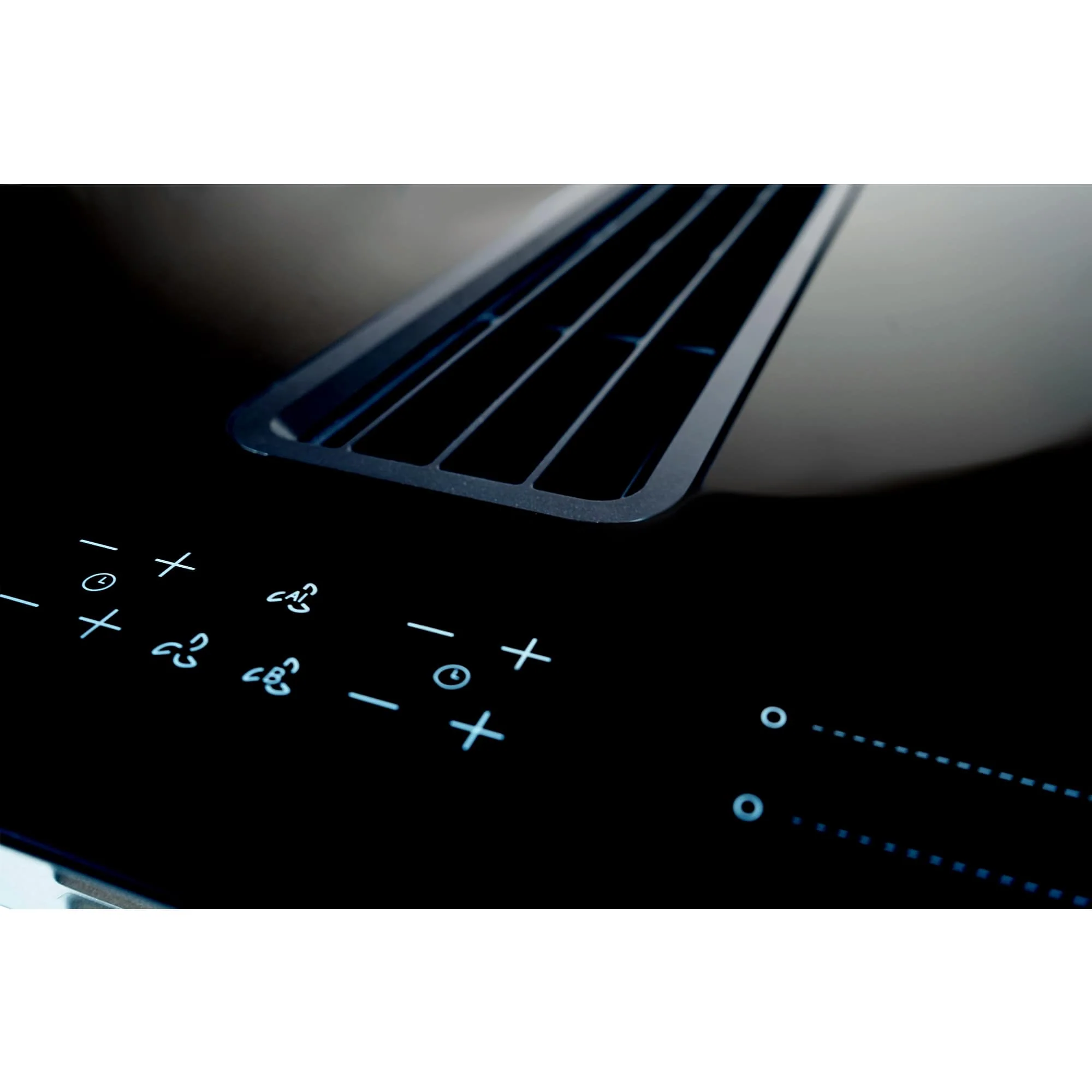 Montpellier MDAVIN80DF - Black Glass 80cm Venting Induction Hob - 4 Cooking Zones - E Energy Rating - Image 5