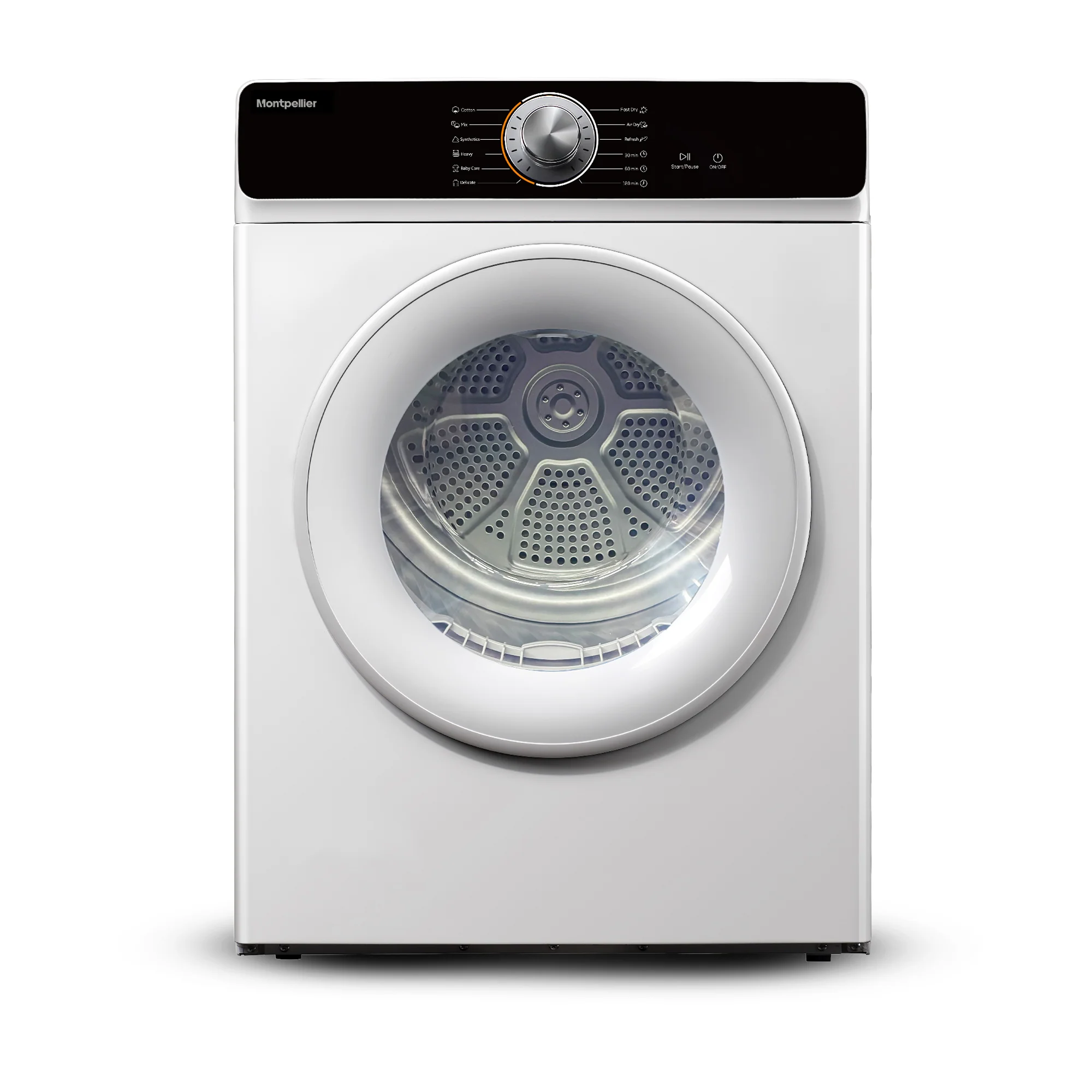 Montpellier MDAVSD10W - White 10KG Vented Tumble Dryer - Sensor Dry - C Energy