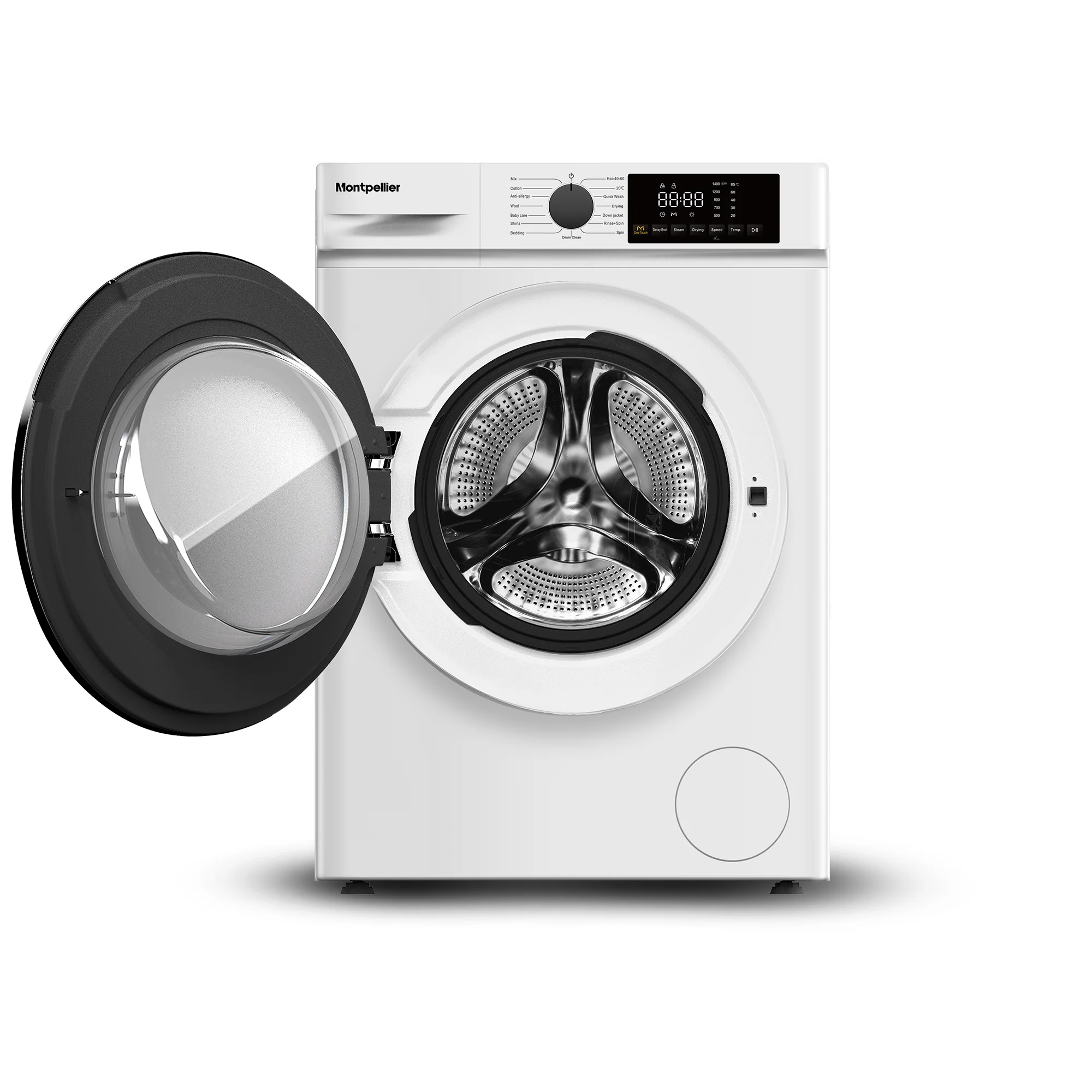 Montpellier MDAWD10614W - White 10KG/6KG Washer Dryer - 1400 RPM - A/D Energy - Image 2