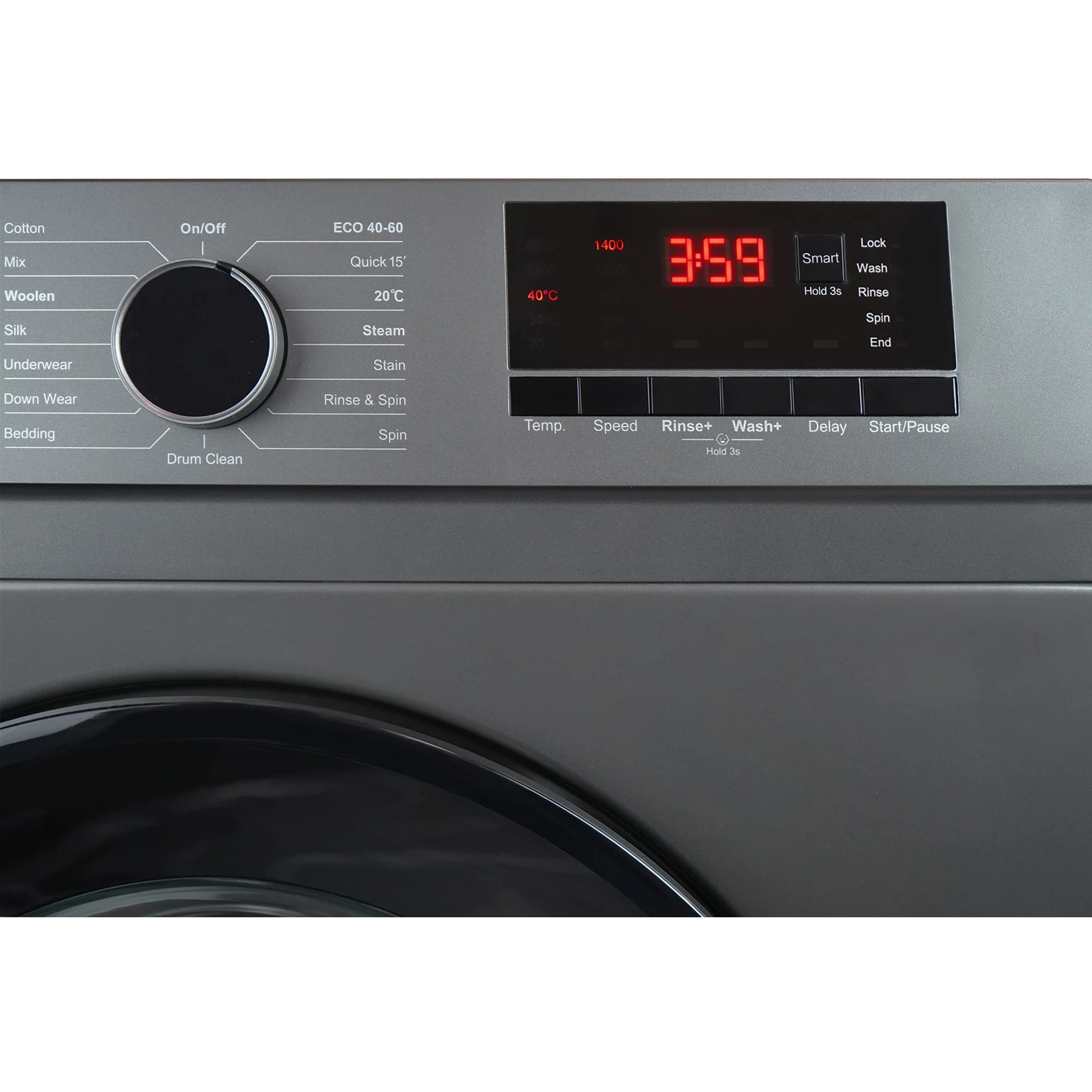 Montpellier MDAWM1014S - Silver 10KG Washing Machine - 1400 RPM - A energy - Image 5