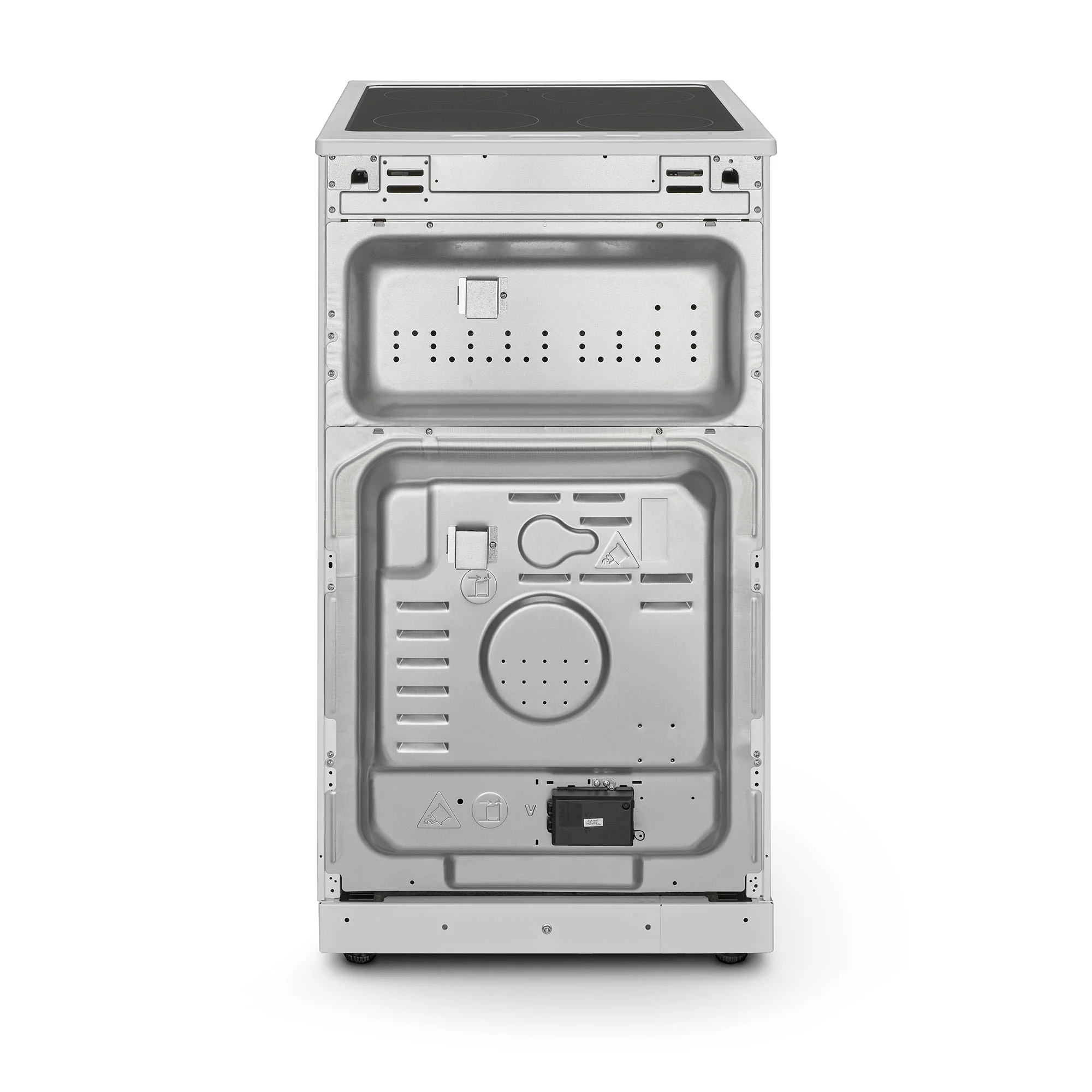 Montpellier MDOC50FW - White 50cm Double Ceramic Cooker - 58/32L Capacity - A/A Energy Rating - Image 4
