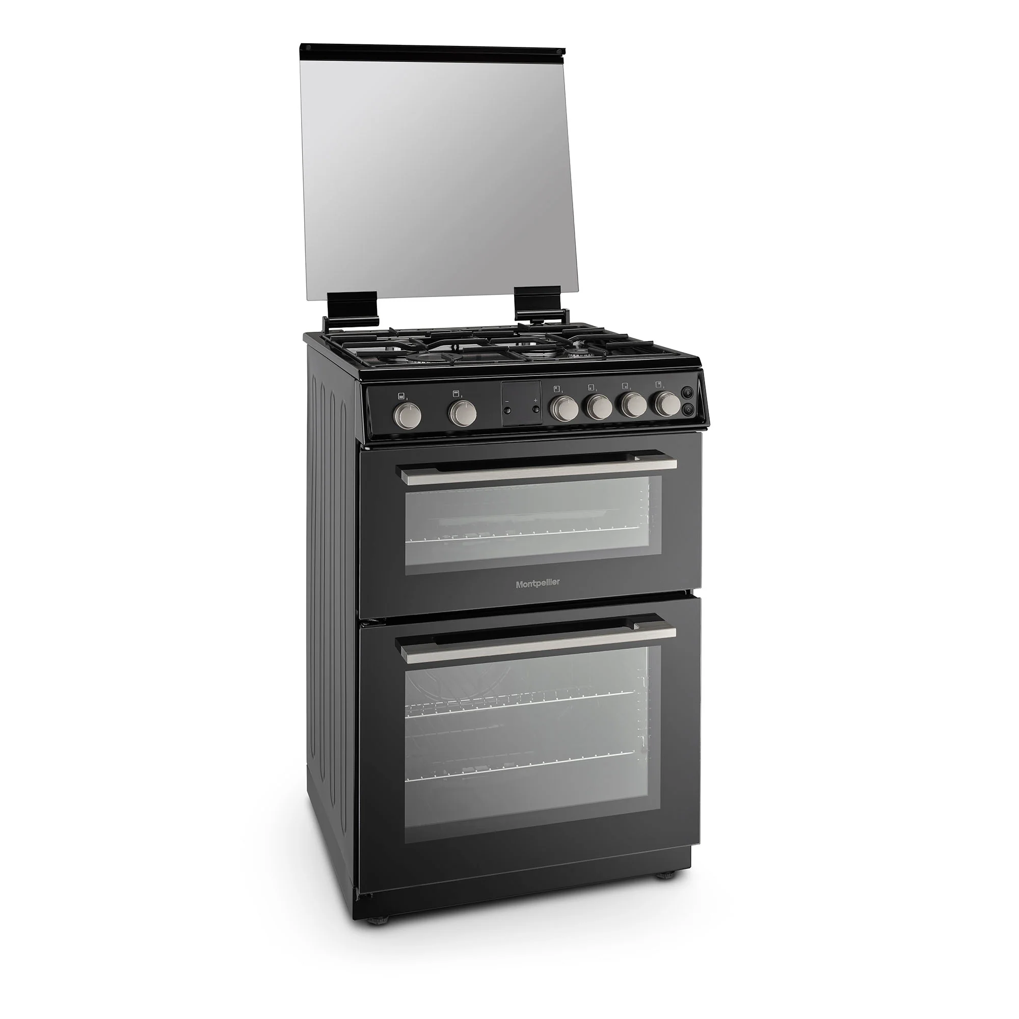 Montpellier MDOG60LK - Black 4 Zone Gas Cooker LPG Jets - A/A+ - Image 2