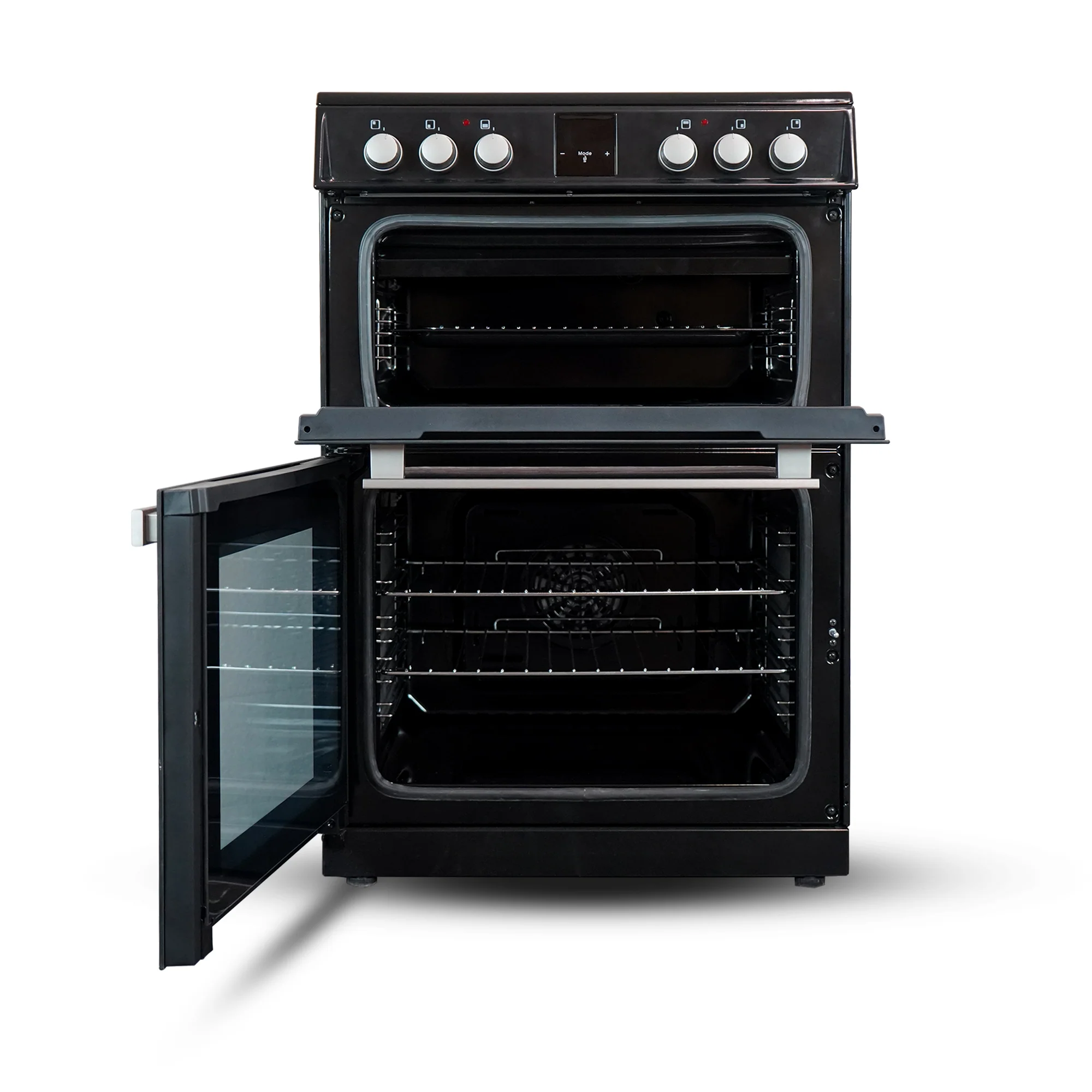 Montpellier MDOI60FK - Black 60cm Induction Double Cooker - A/A Energy Rating - Image 2