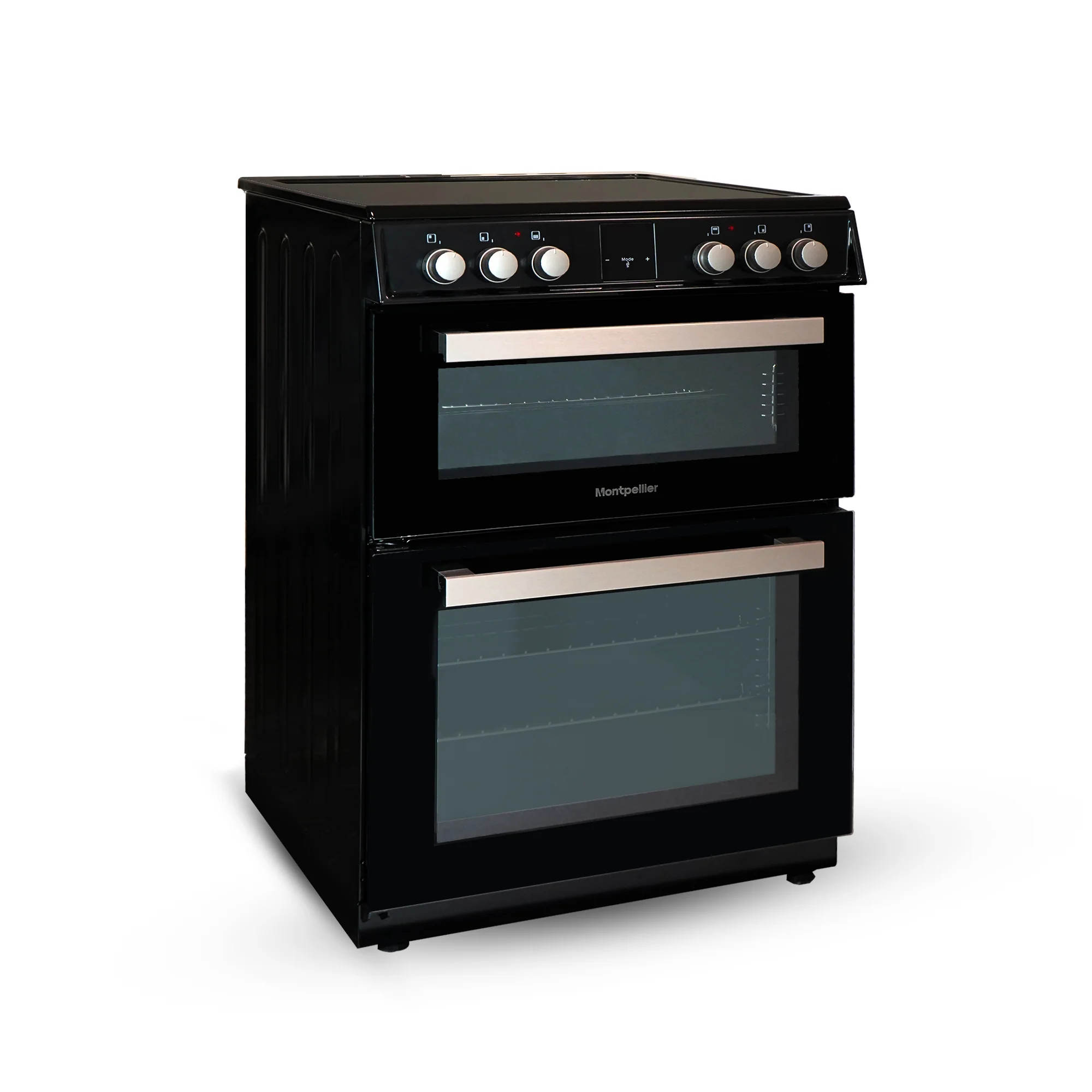 Montpellier MDOI60FK - Black 60cm Induction Double Cooker - A/A Energy Rating - Image 3