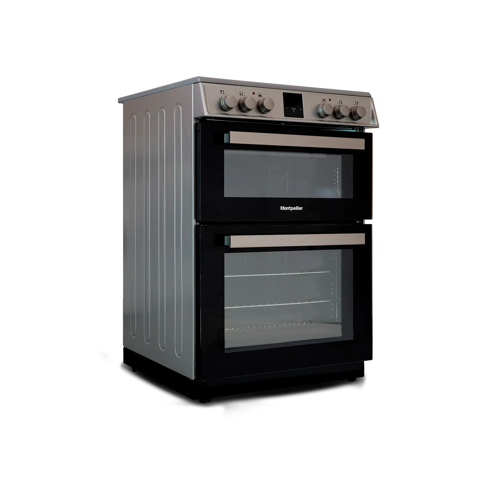 Montpellier MDOI60FS - Silver 60cm Induction Cooker - Dual Oven - A/A Energy - Image 3