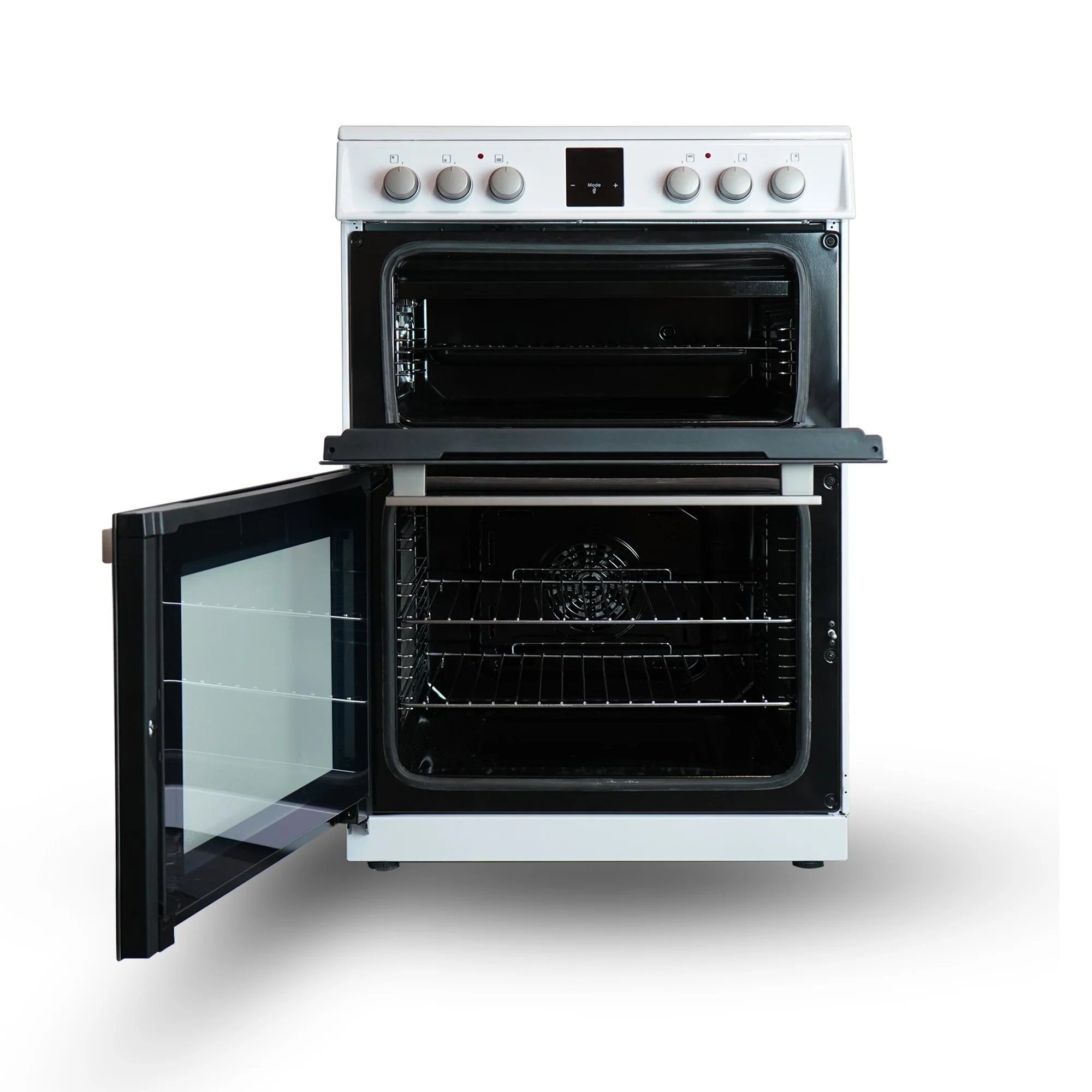 Montpellier MDOI60FW - White 60cm Induction Cooker - Double Oven - A/A Energy - Image 2
