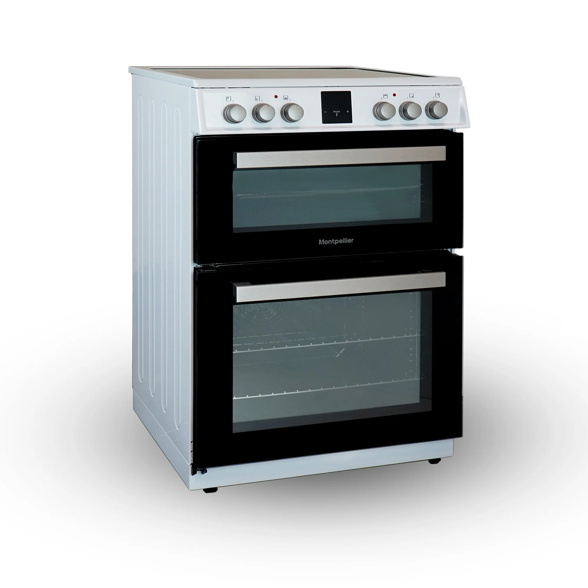 Montpellier MDOI60FW - White 60cm Induction Cooker - Double Oven - A/A Energy - Image 3