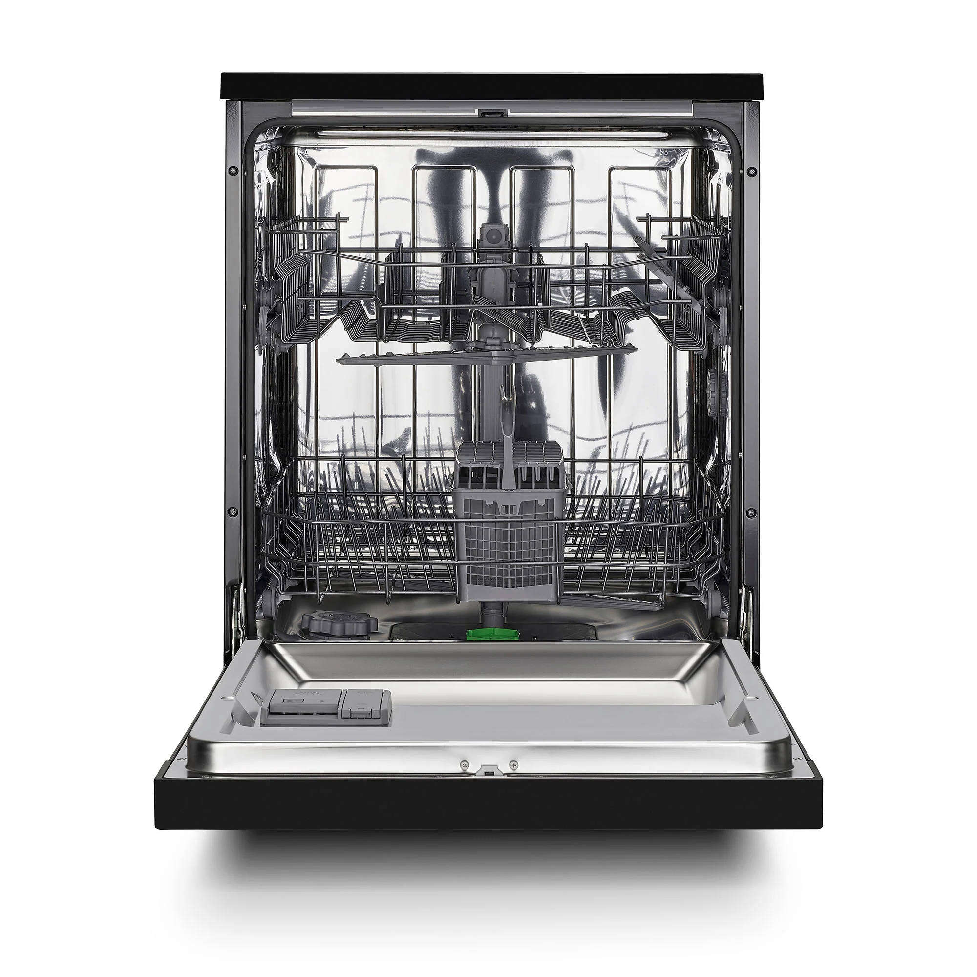 Montpellier MDW1354K - Black Freestanding Dishwasher - 13 Place Settings - E Energy - Image 2