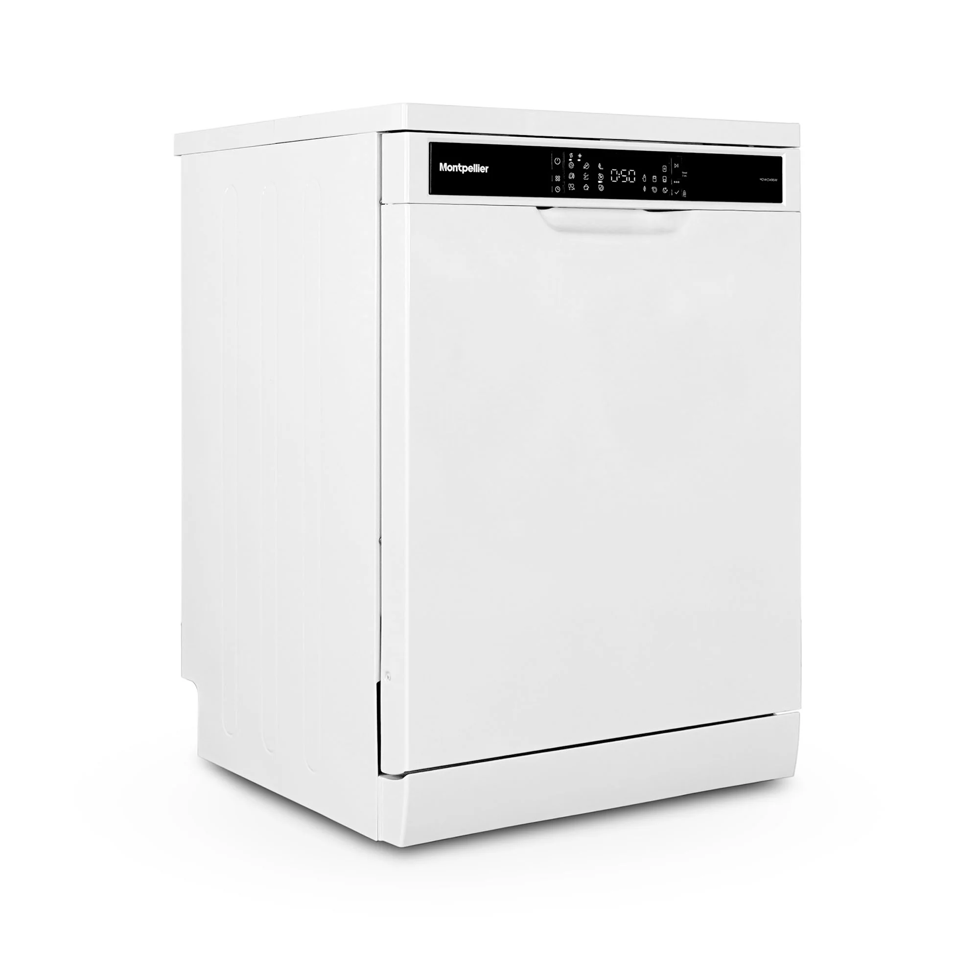 Montpellier MDWC1496W - White 14 Place Settings 60cm Dishwasher - Freestanding - C Energy Rating Cutlery tray - Image 4