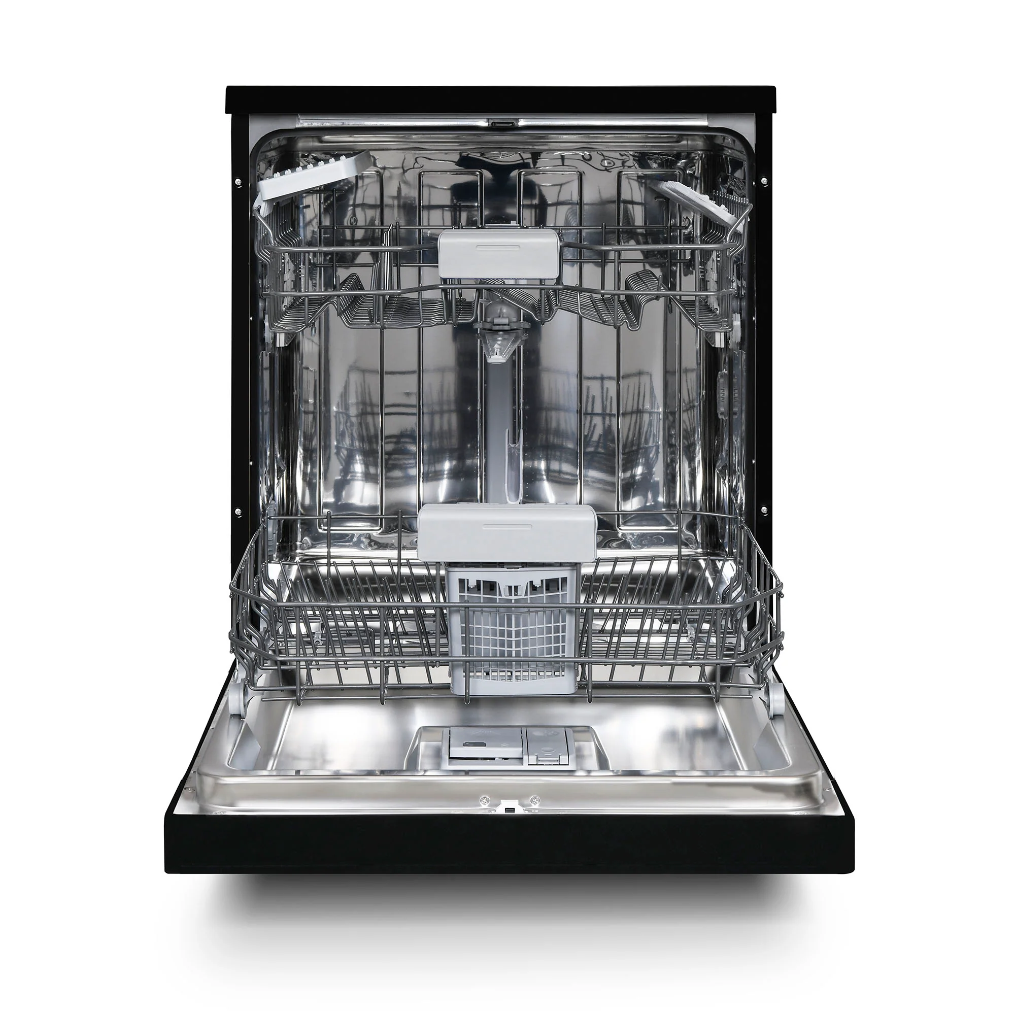 Montpellier MDWD1464K - Black 14 Place Settings Dishwasher - Freestanding - D Energy Rating - Image 2