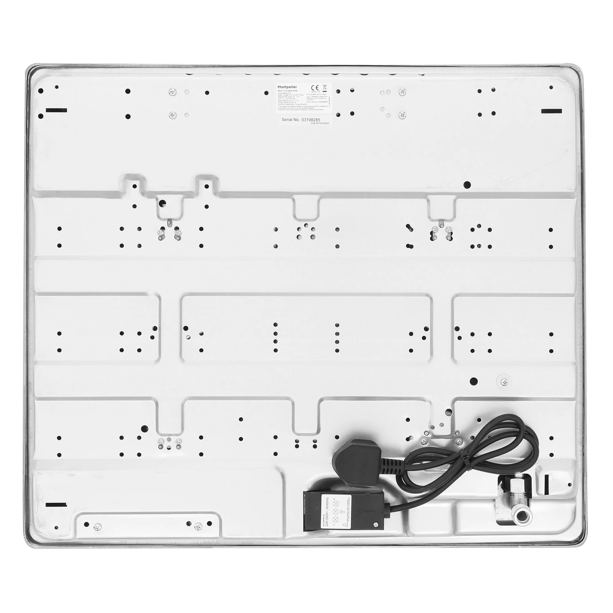 Montpellier MGH61CX - Stainless Steel 58cm Gas Hob - 4 Burners - Auto Ignition - Image 3