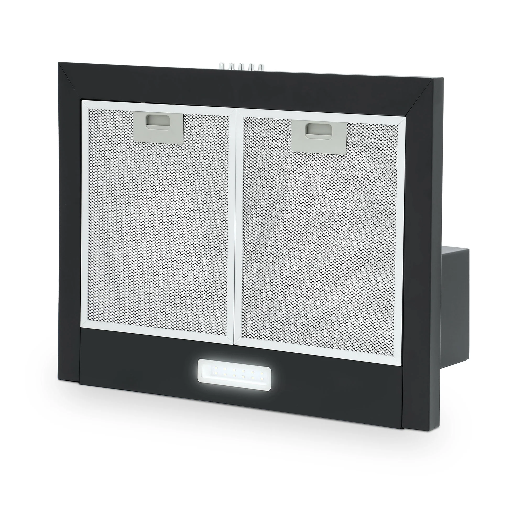 Montpellier MH600BK - Black Chimney Extractor Hood - Airflow 285m3/h - A Energy - Image 2