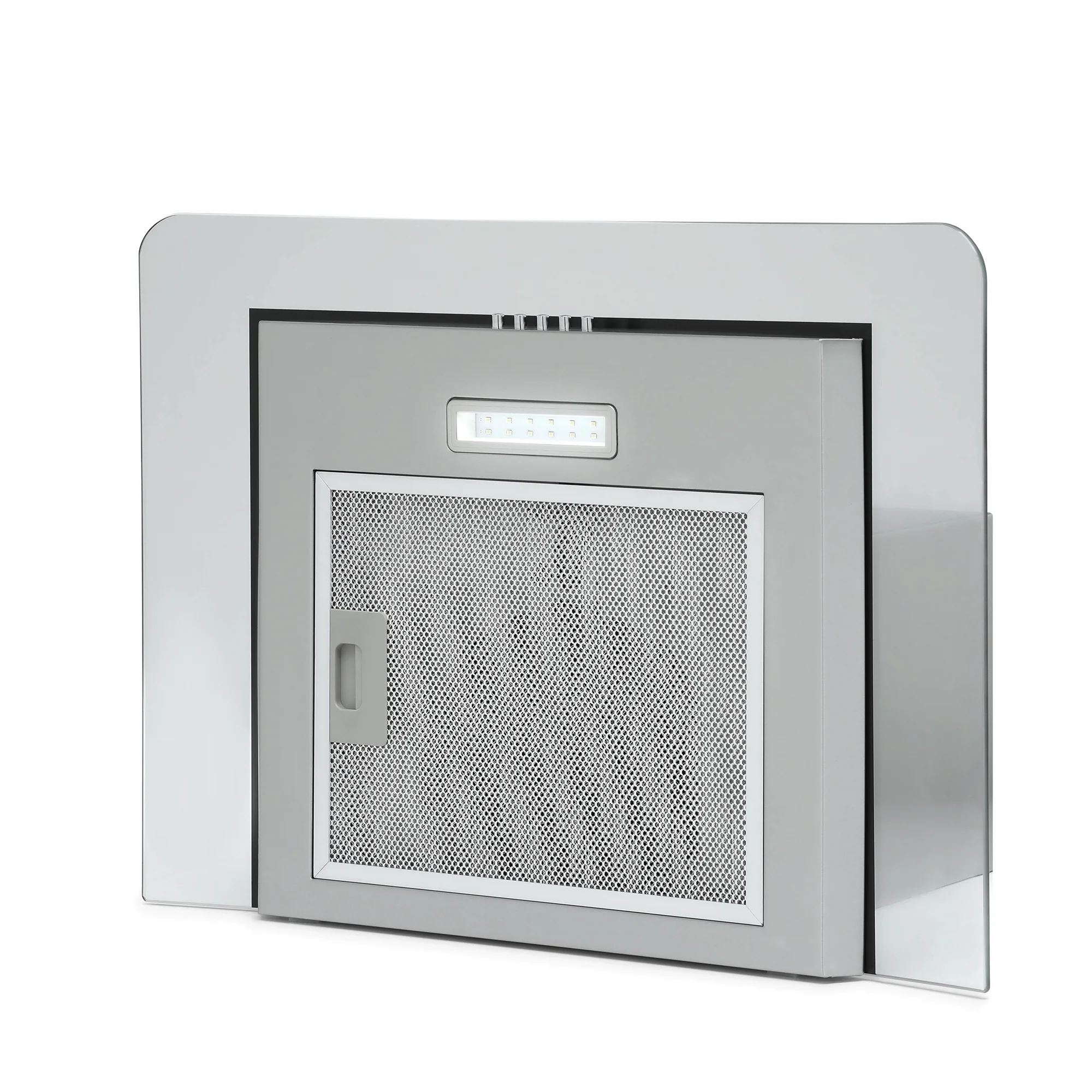 Montpellier MHG600X - Stainless Steel 60cm Curved Glass Chimney Extractor Hood - 277.9m³/h, 65W, LED Light, 3 Speeds - A Energy - Image 2