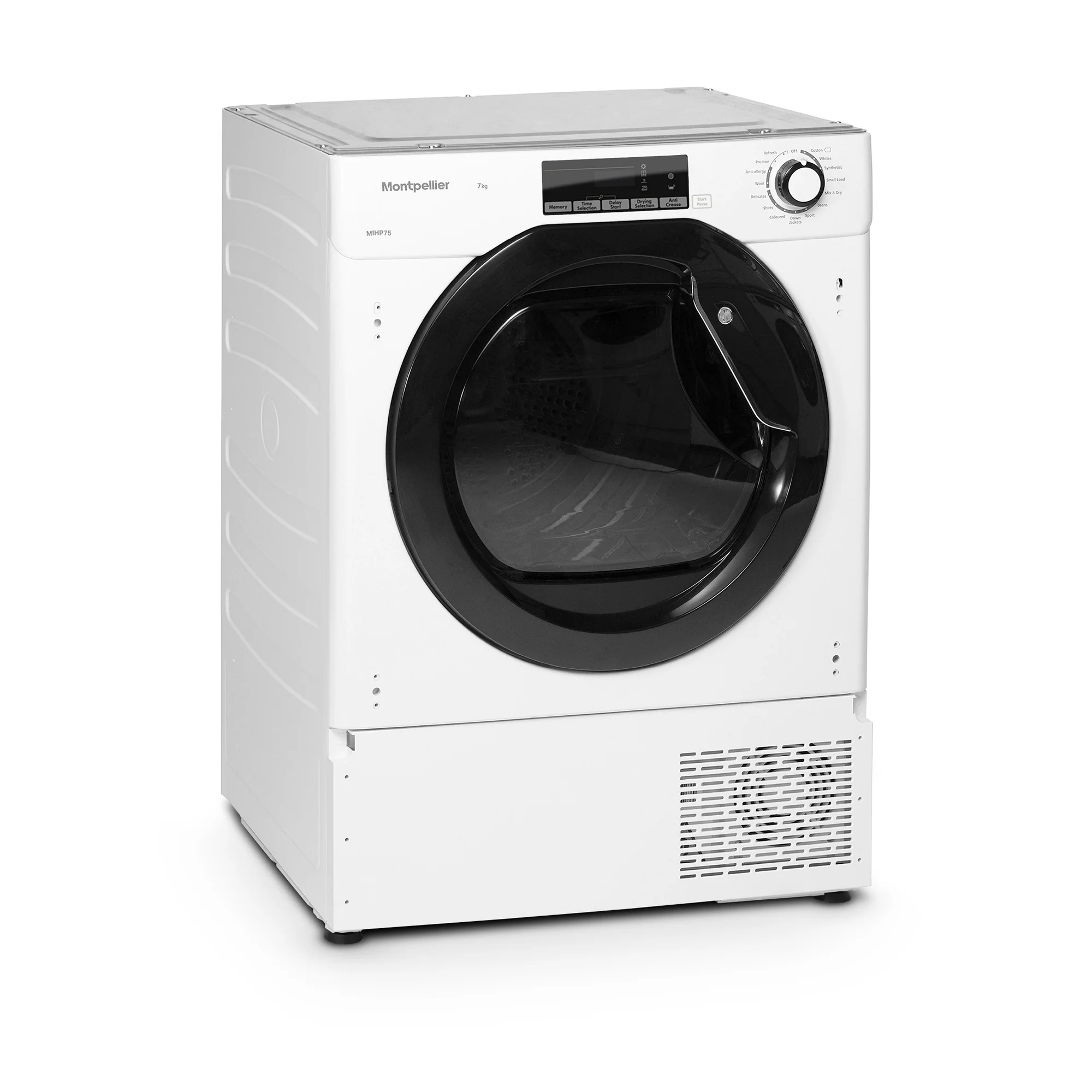 Montpellier MIHP75 - White Integrated 7KG Integrated Dryer - A+ energy - Image 2