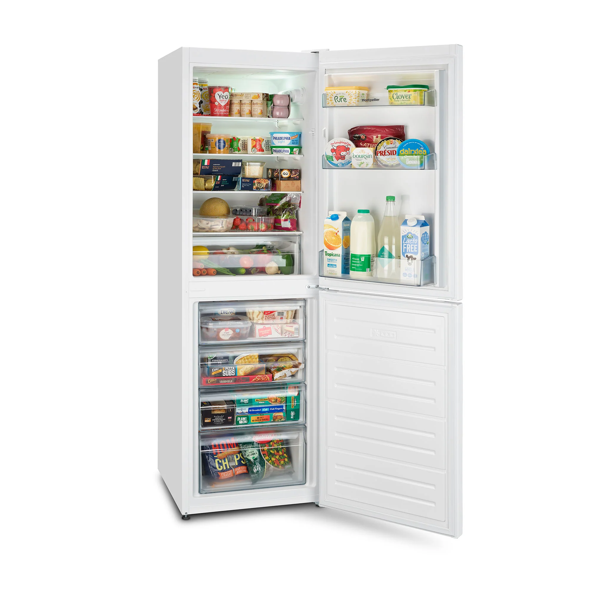 Montpellier MLF1770EW - White Low Frost Fridge Freezer - 277L Total Capacity - E Energy Rating - Image 4