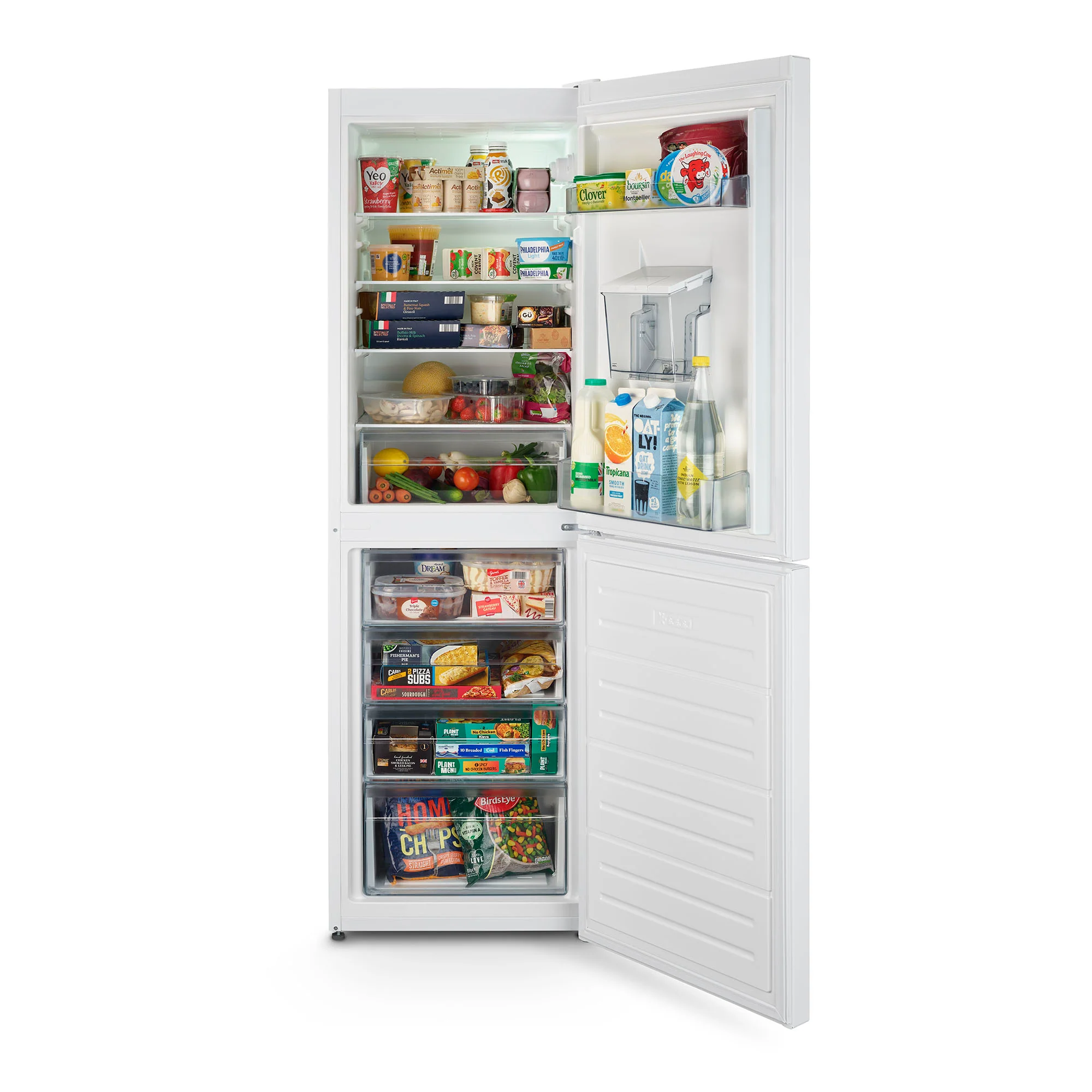 Montpellier MLF1770EWWD - White Low Frost Fridge Freezer with Water Dispenser - 277L - E energy - Image 4