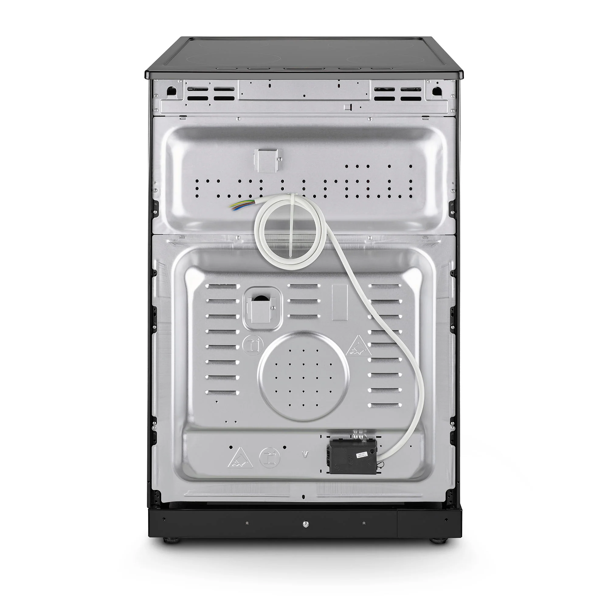 Montpellier MMRC60FX - Stainless Steel 60cm Ceramic Mini Range Cooker - 4 Zones, Double Oven, Electric Grill - A/A energy - Image 4
