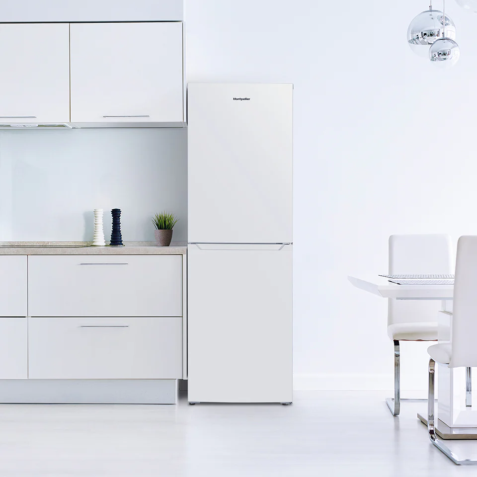 Montpellier MNF167EW - White Freestanding 50/50 Frost Free Fridge Freezer - E energy - Image 8