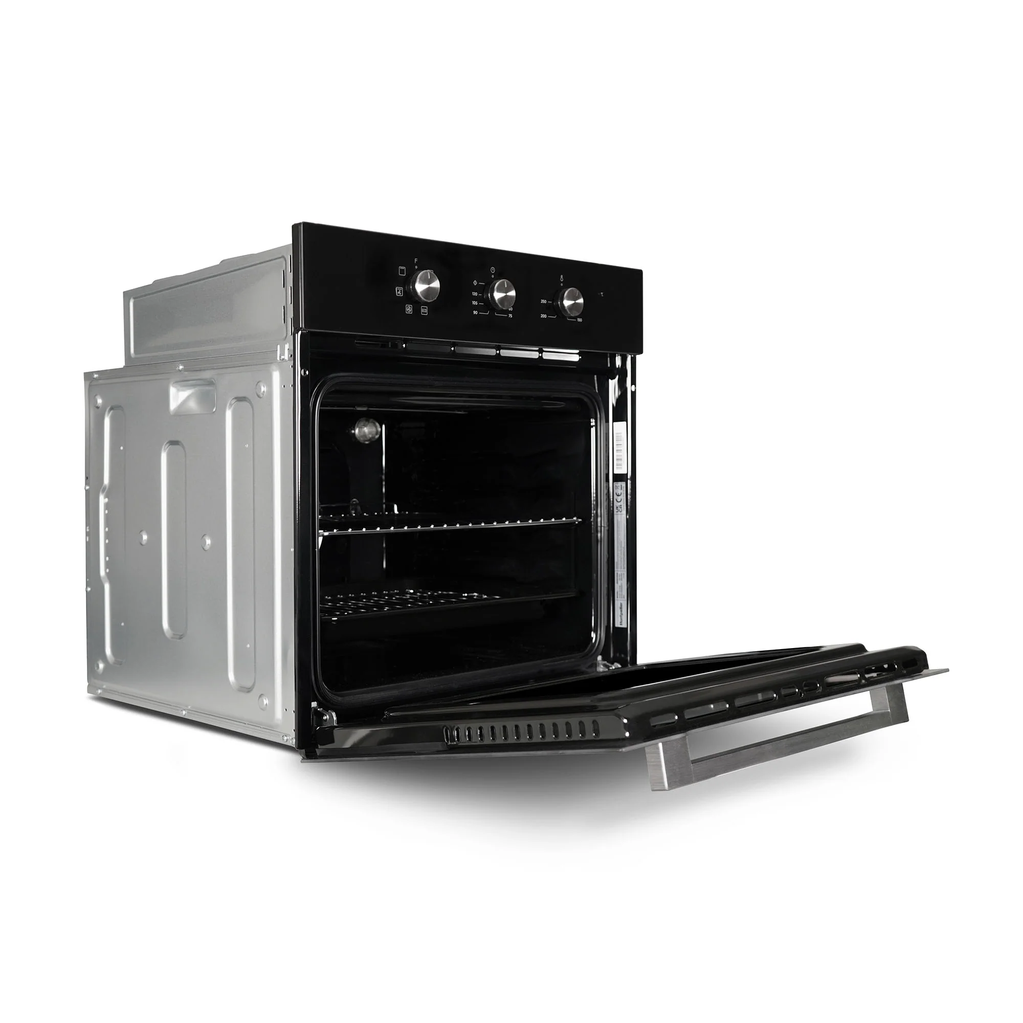 Montpellier MSBFO65B - Black 65L Built-In Single Oven - 5 Functions - Trufan - A Energy - Image 2