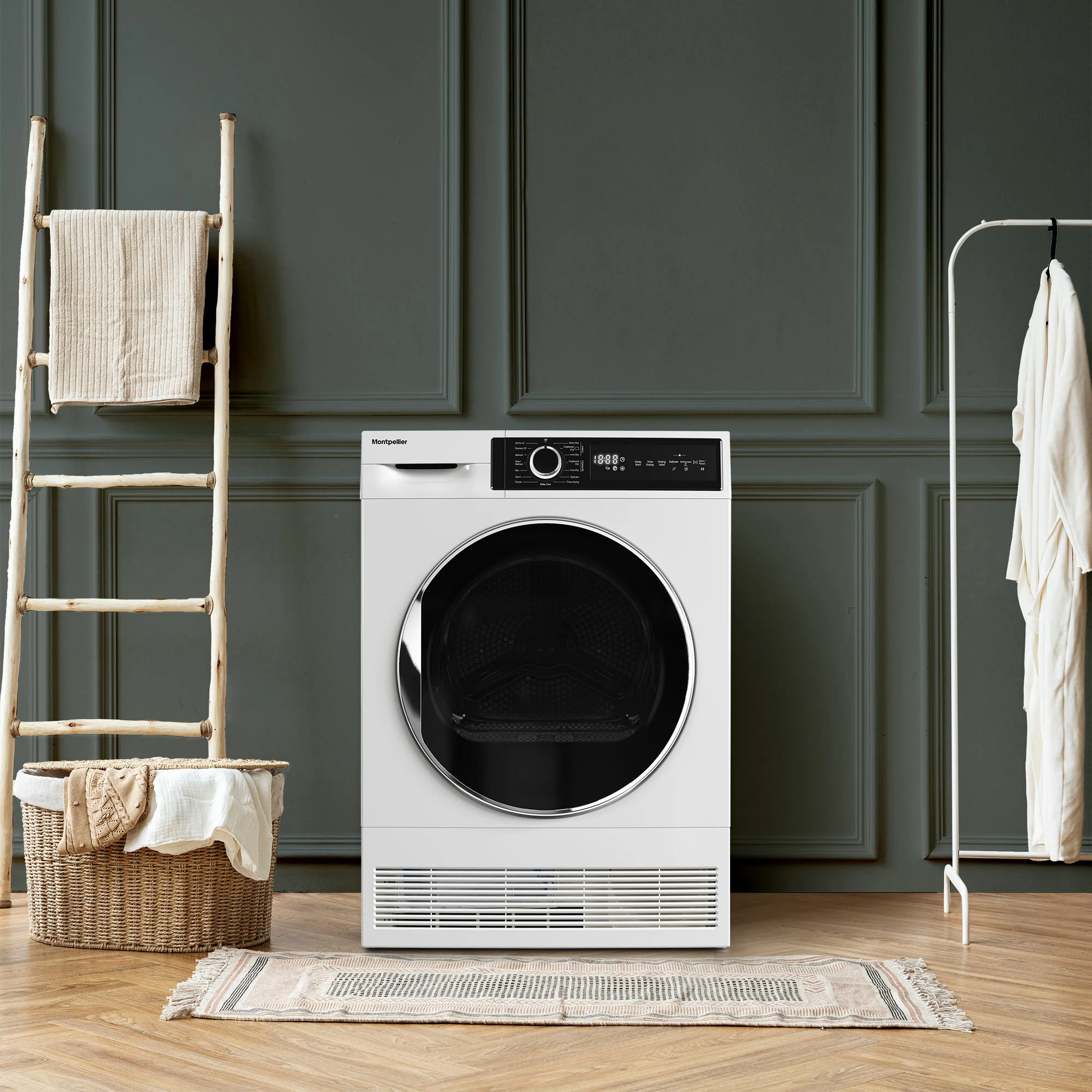 Montpellier MTDC8SDW - White 8KG Condenser Tumble Dryer - B energy - Image 8