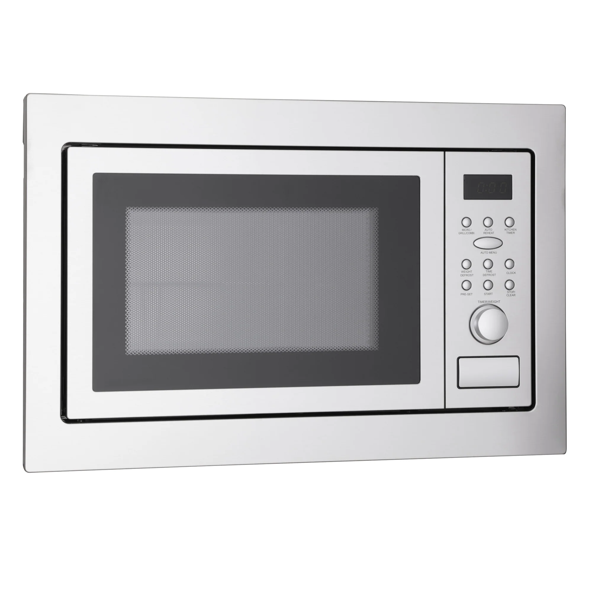 Montpellier MWBI90025 - Stainless Steel Built-In Microwave & Grill - 25L Capacity - 900W/1000W - Image 2