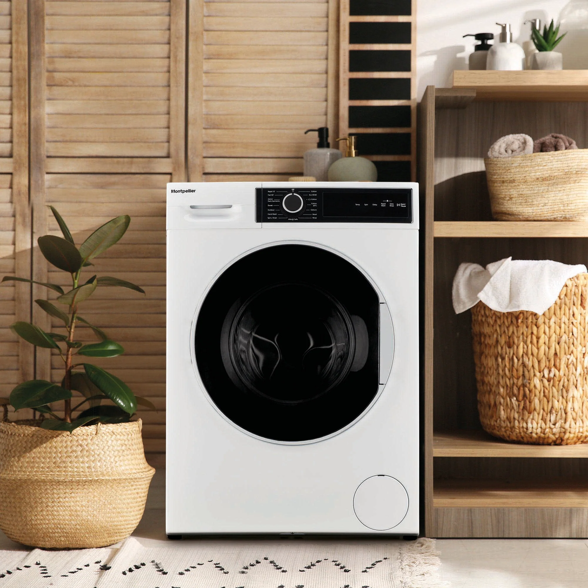 Montpellier MWM1014BLW - White 10KG Washing Machine - 1400 RPM - A Energy - Image 5