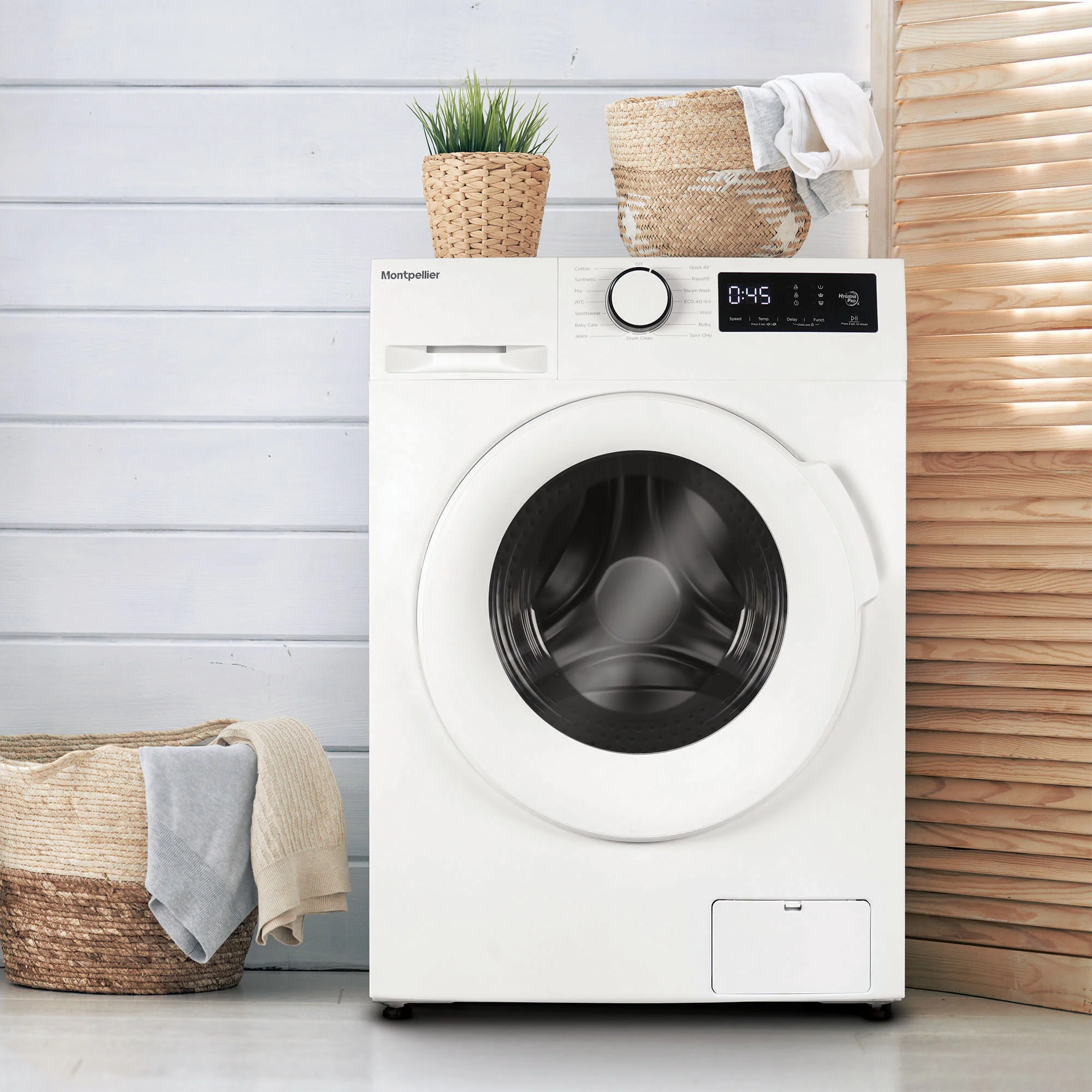 Montpellier MWM1214W - White 12KG Washing Machine - 1400 RPM - A energy - Image 6